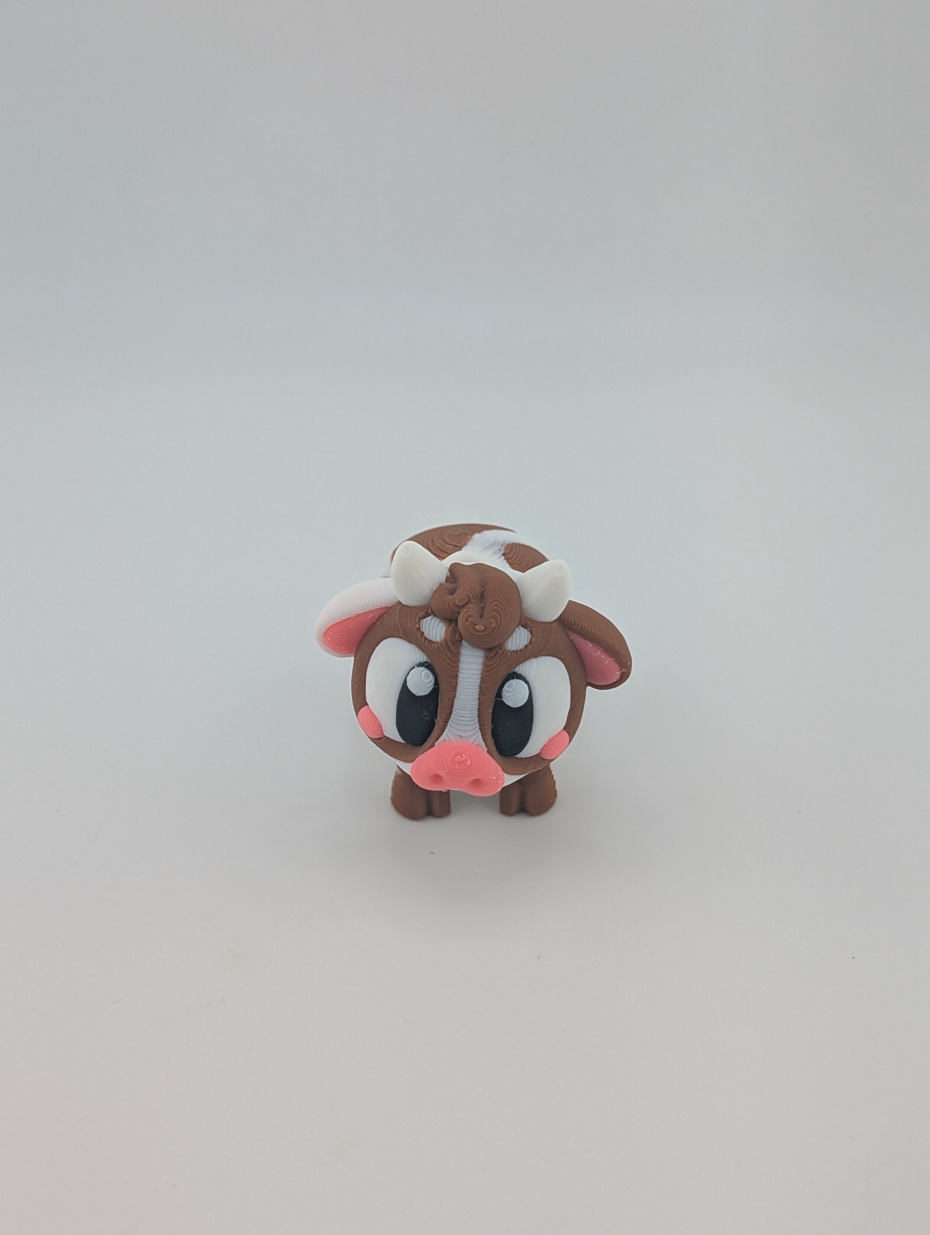 🐄✨ Mini Spotted Cow! 🥛 3-Inch Articulated Bovine Fidget & Keyring Charm 🐮💎