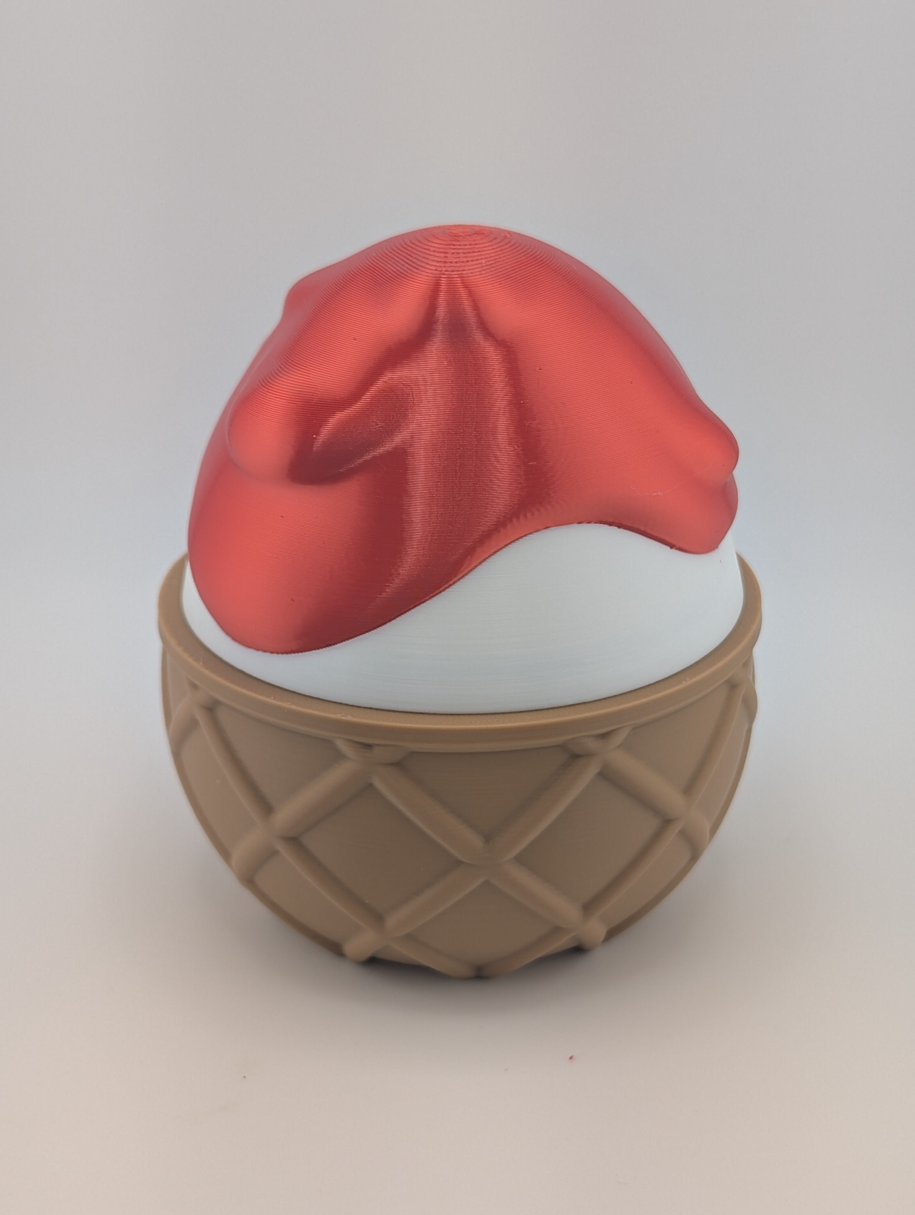 Waffle Cone Egg + Baby Flexi Dragon Set