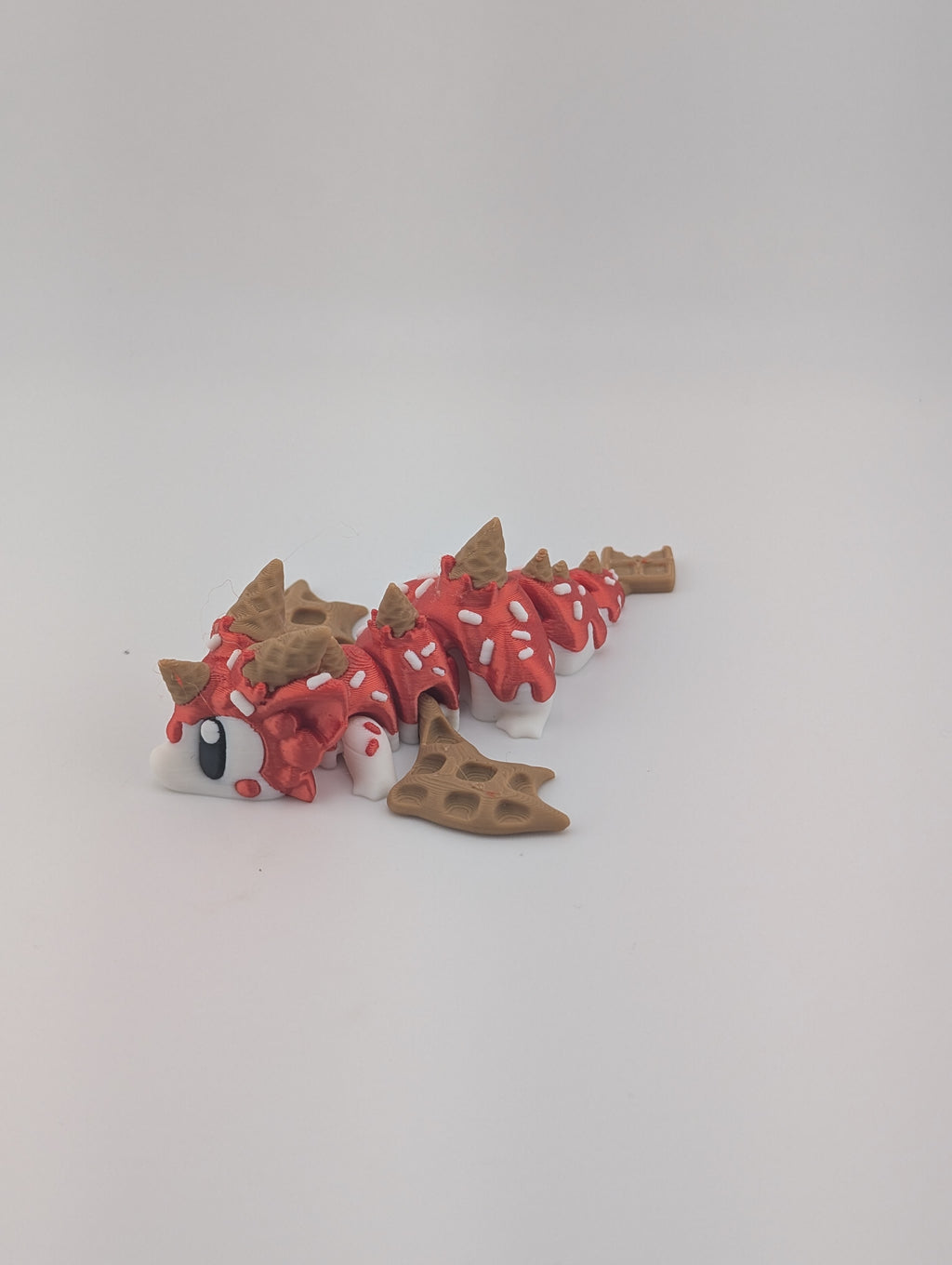 Waffle Cone Egg + Baby Flexi Dragon Set