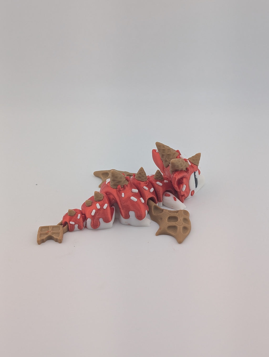 Waffle Cone Egg + Baby Flexi Dragon Set