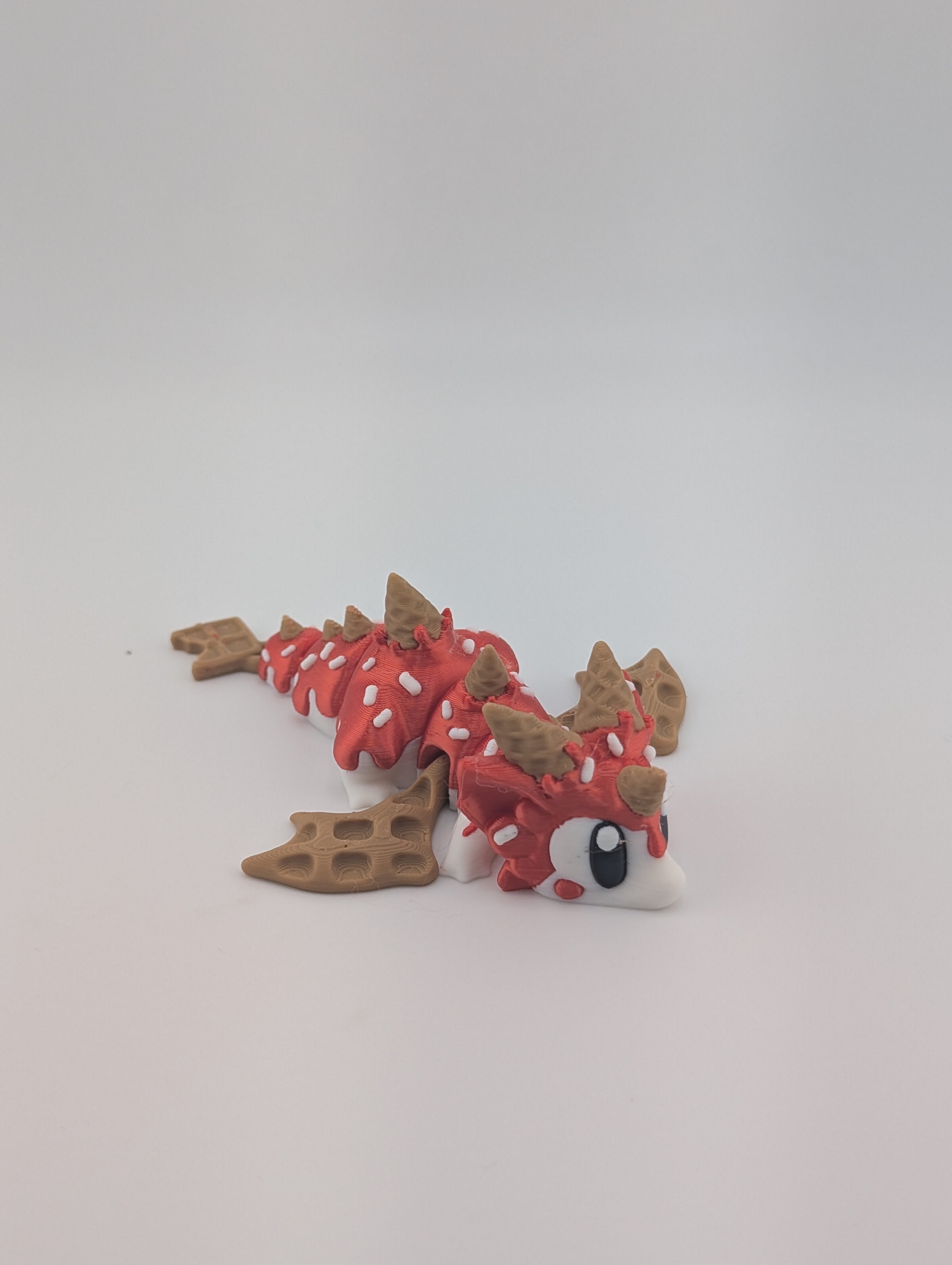 Waffle Cone Egg + Baby Flexi Dragon Set