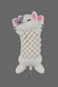 🐱✨ 4.1" Mesh-Flexi Cat | Articulated "Liquid-Slinky" Fidget Keychain 🐾🧶