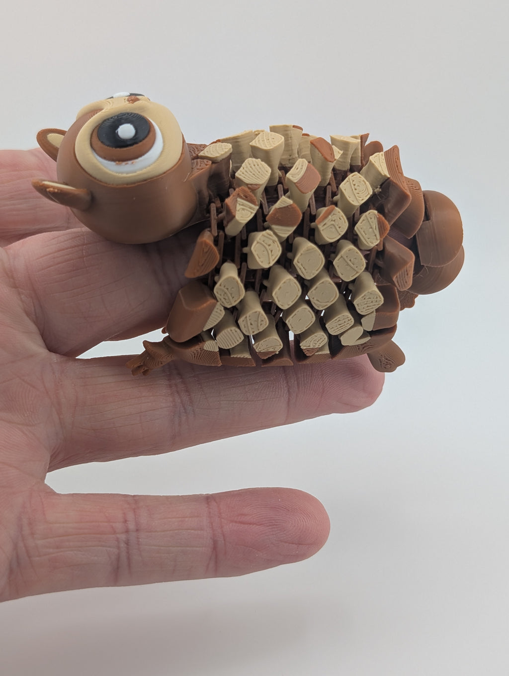 🐿️✨ Mesh-Flexi Squirrel! 🌰 3.5" Ultra-Fluid "Slinky" Body & Keychain Charm 🌳🌀