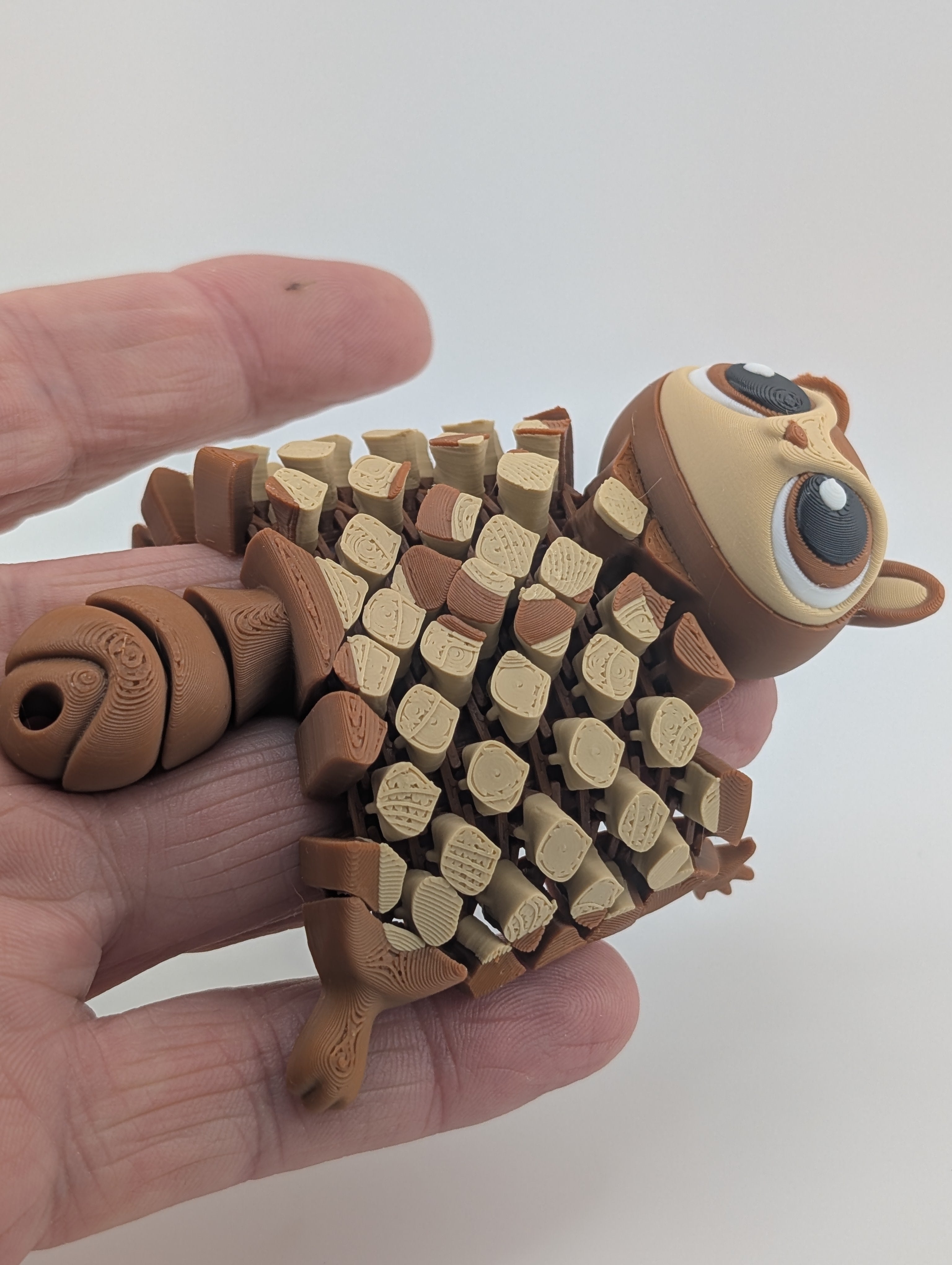 🐿️✨ Mesh-Flexi Squirrel! 🌰 3.5" Ultra-Fluid "Slinky" Body & Keychain Charm 🌳🌀