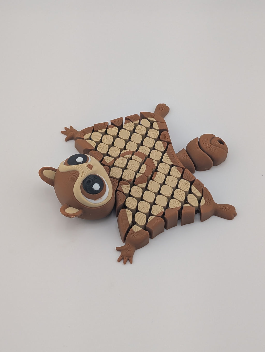 🐿️✨ Mesh-Flexi Squirrel! 🌰 3.5" Ultra-Fluid "Slinky" Body & Keychain Charm 🌳🌀