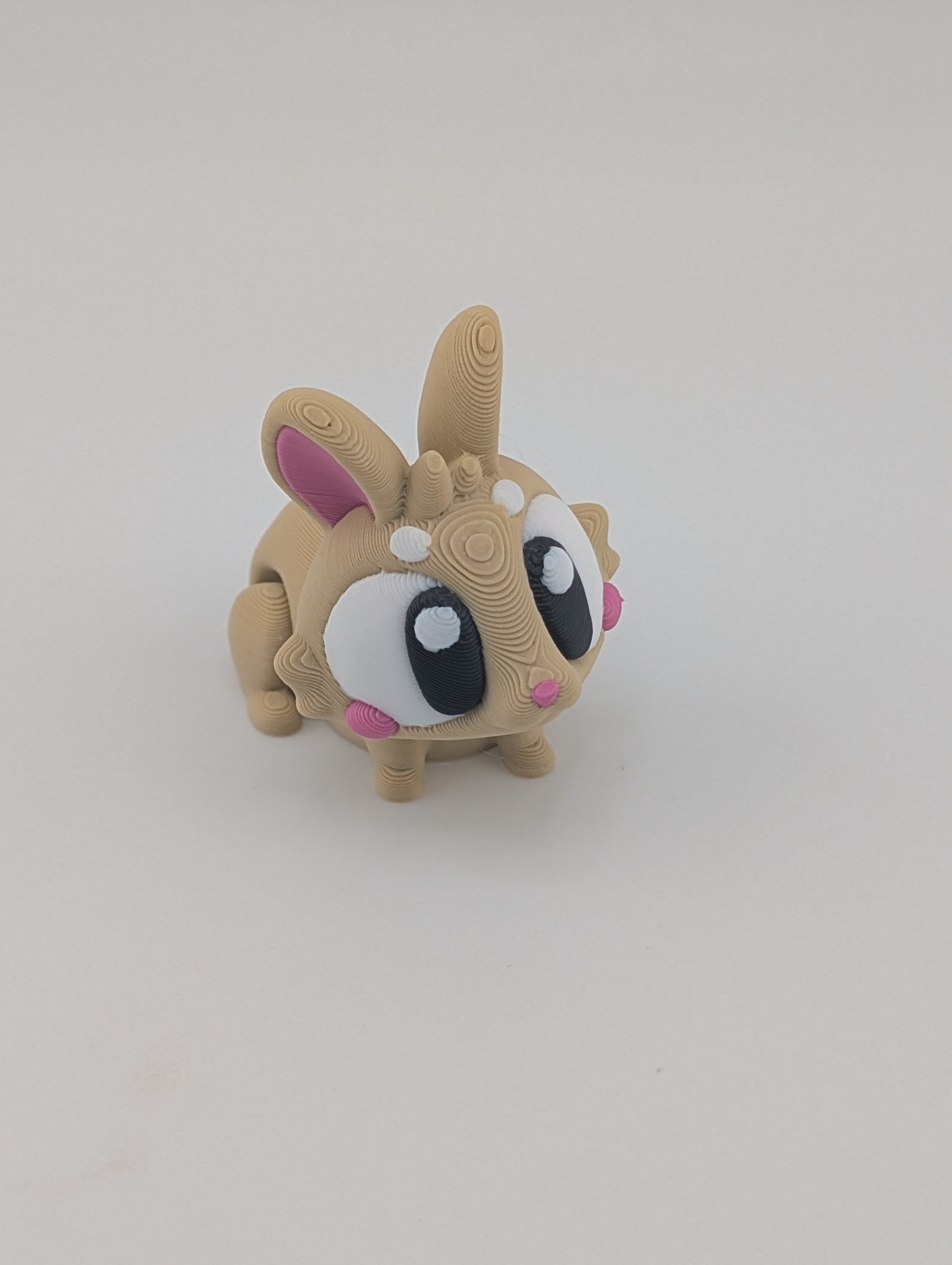 Mini Flexi Bunny Keychain Charm