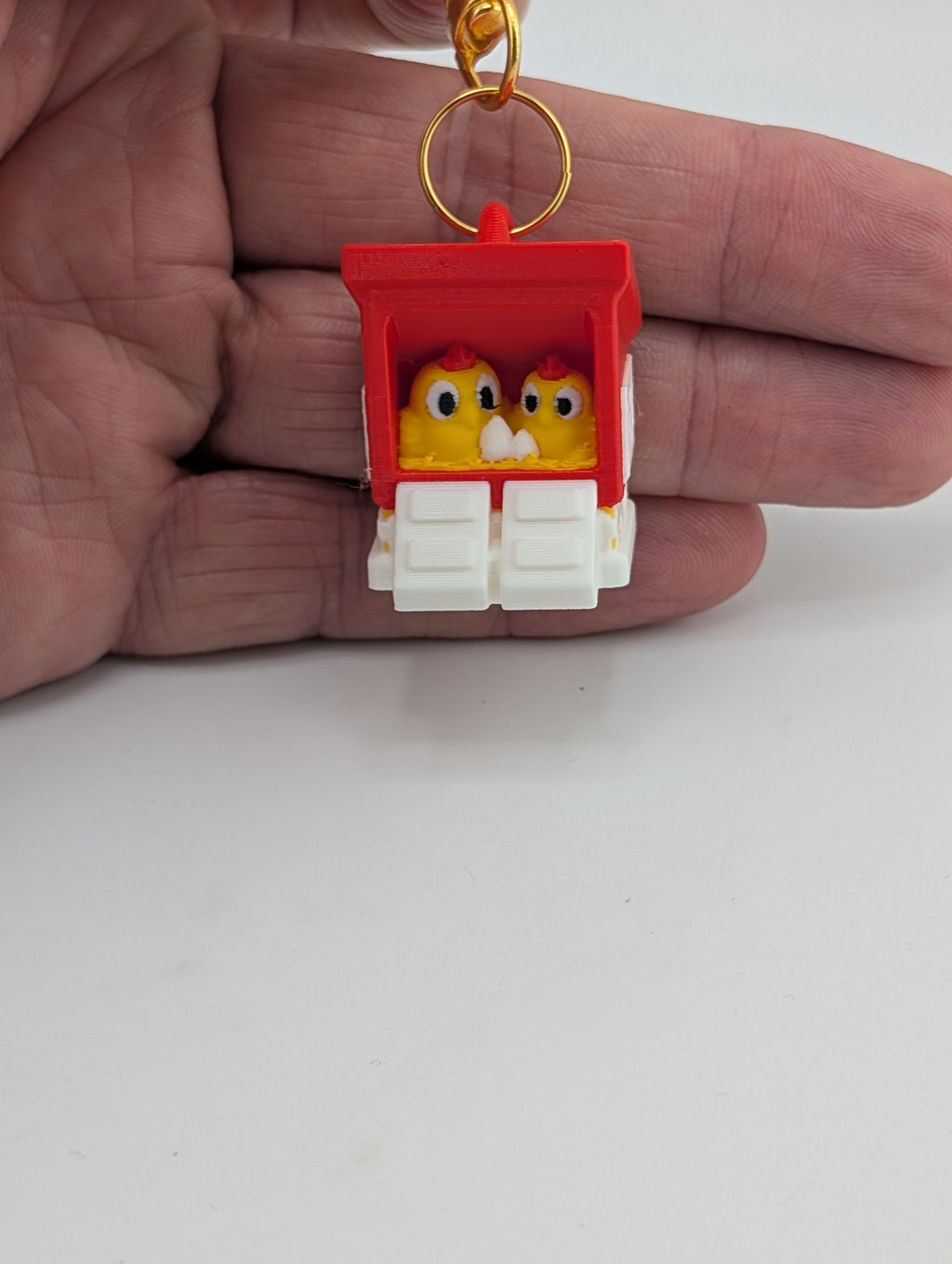 🐔🏠 The Tiny Chicken Coop Keychain | 1" Miniature Farm "Egg-cessory" ✨🥚