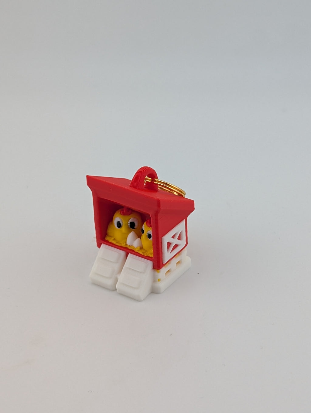 🐔🏠 The Tiny Chicken Coop Keychain | 1" Miniature Farm "Egg-cessory" ✨🥚