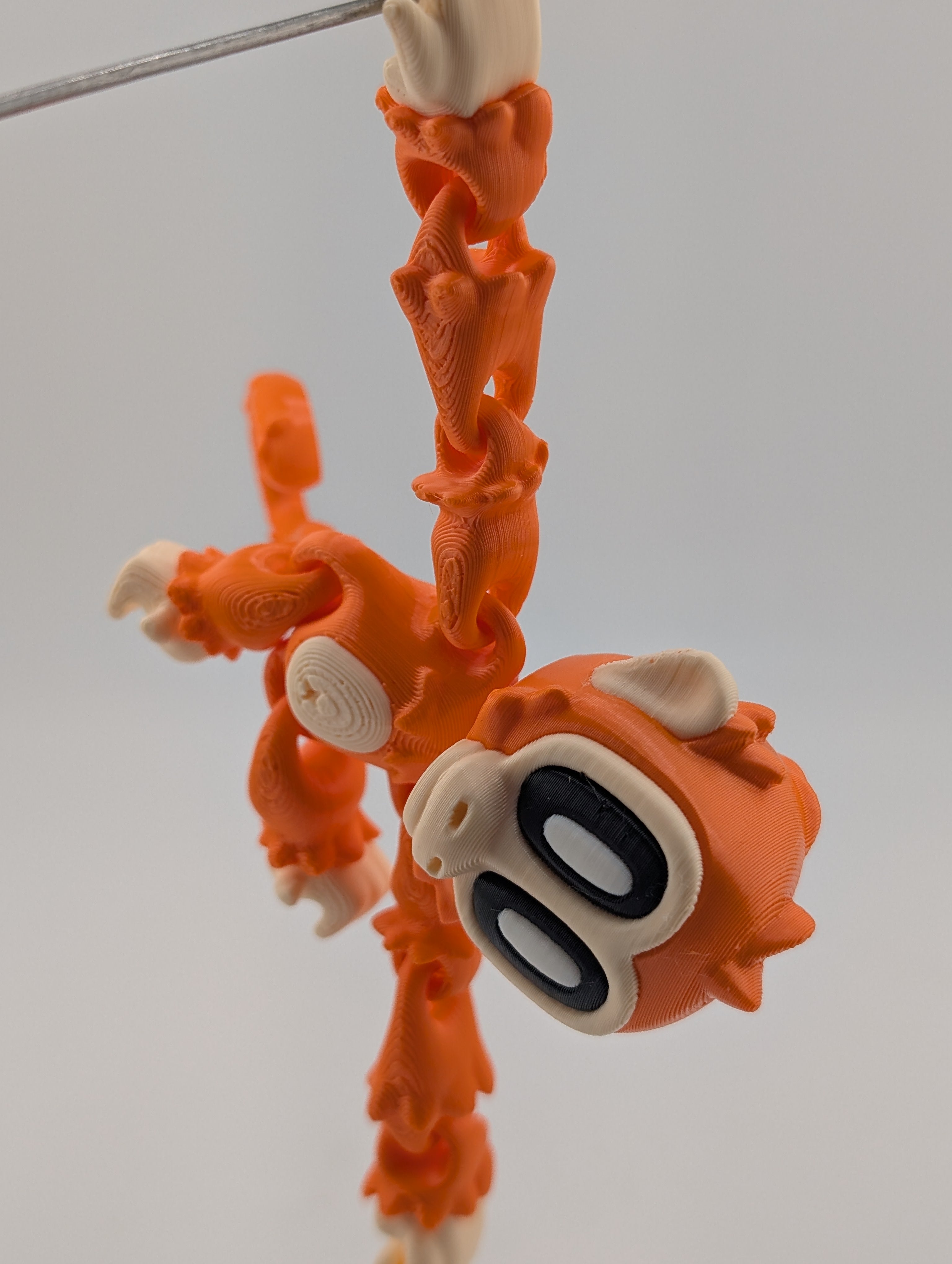 🐒🌴 Mega-Span Jungle Monkey! 🍌 5.5" Articulated Swinger & Hanging Fidget Toy ✨🧗‍♂️