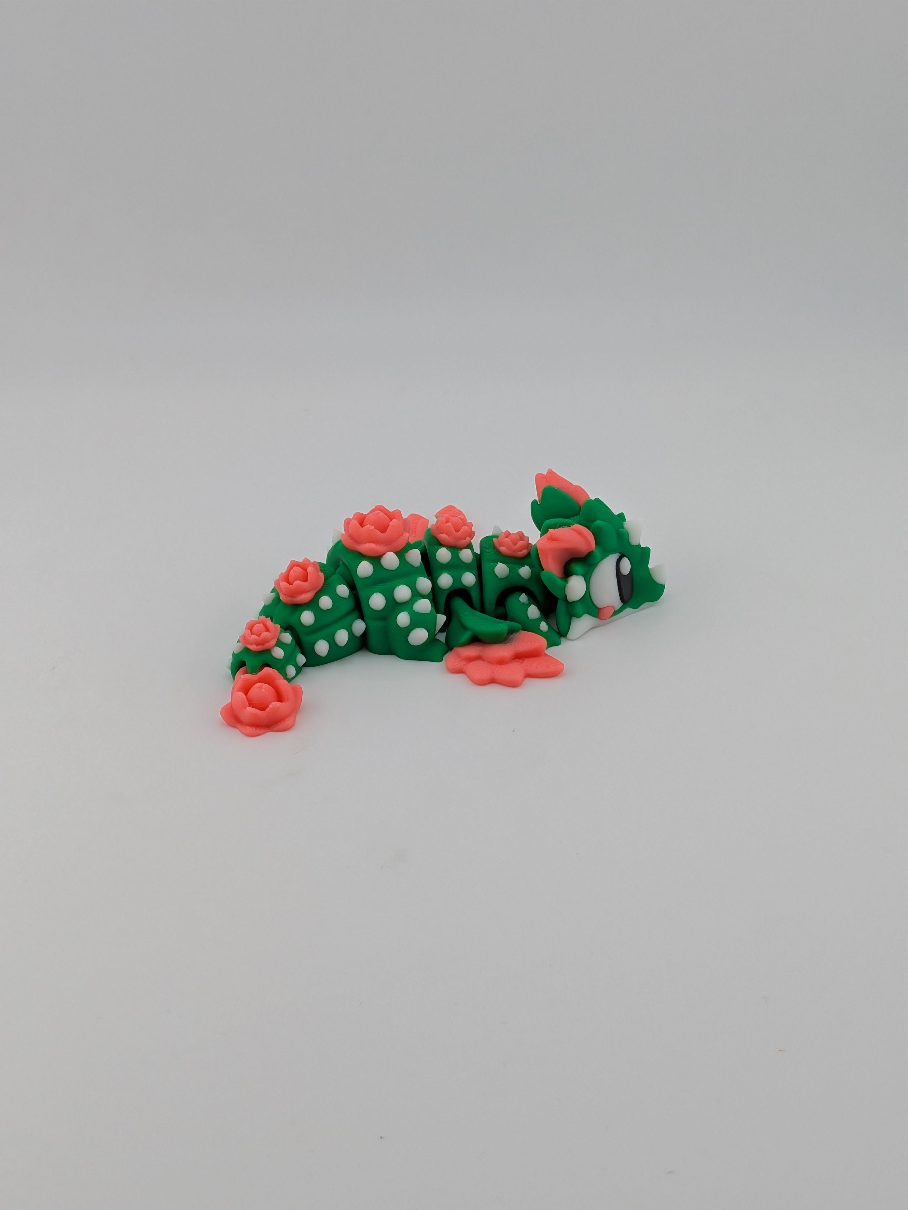 🌵🐉 Mini Cactus Flexi Dragon & Egg! 🥚 Desert-Core Articulated Fidget Toy ✨🌸