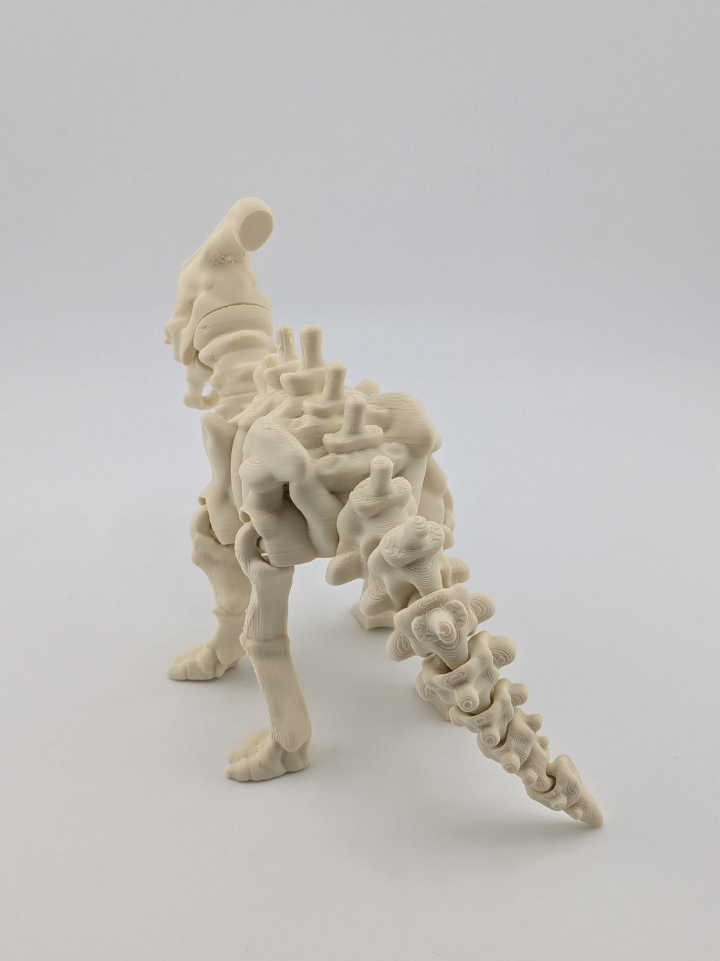 Flexi Skeleton Parasaurolophus – 3D Printed PLA Toy