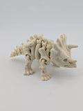 Flexi Skeleton Triceratops – 3D Printed PLA Toy