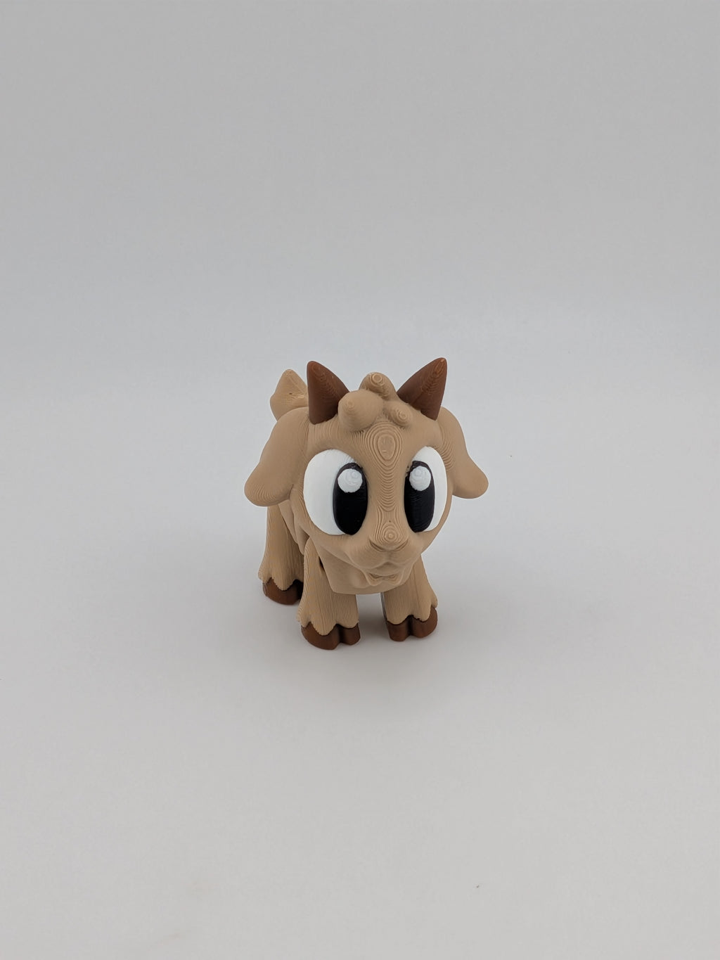 🐐🔑 2.25" Mini Flexi-Goat Keychain | Articulated "G.O.A.T." Fidget Bag Charm ✨🌾