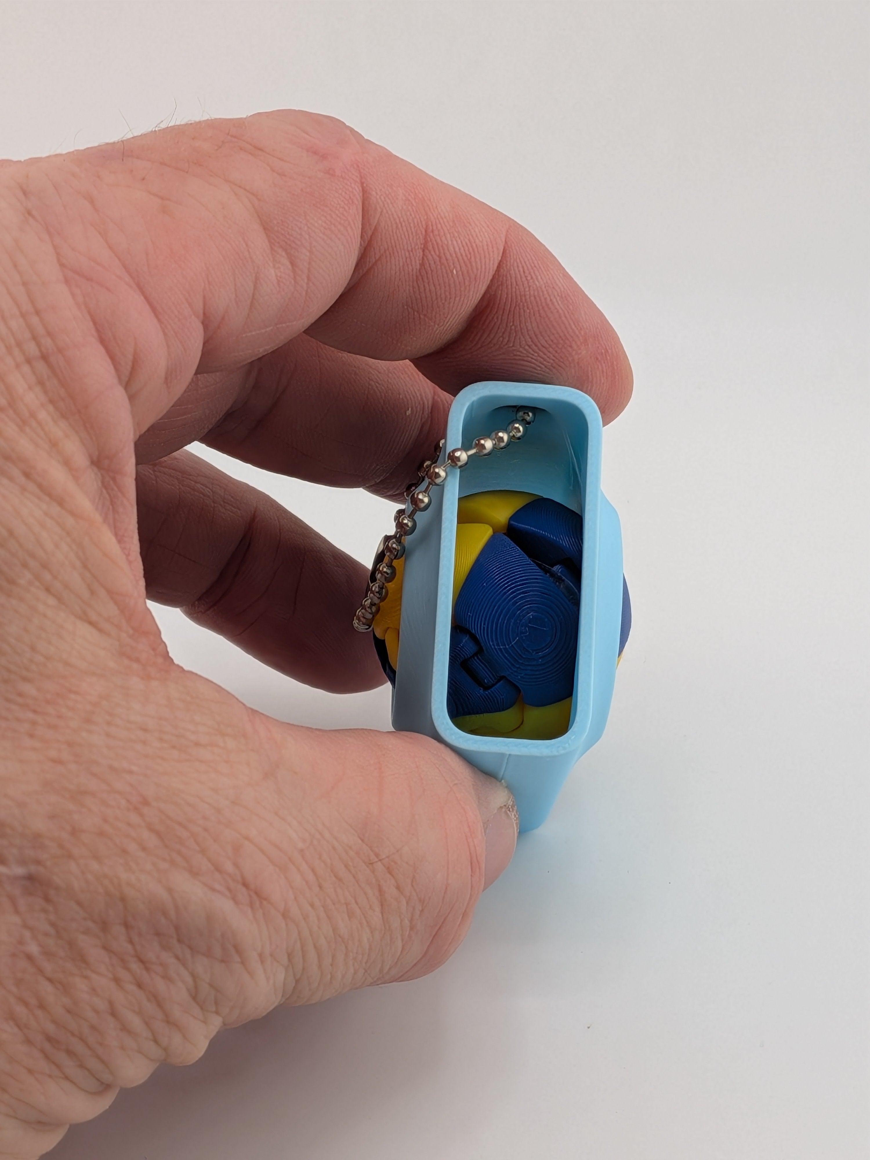 Zorble Pop-Out Fidget Sphere | Collapsible Kinetic Sensory Toy & Case