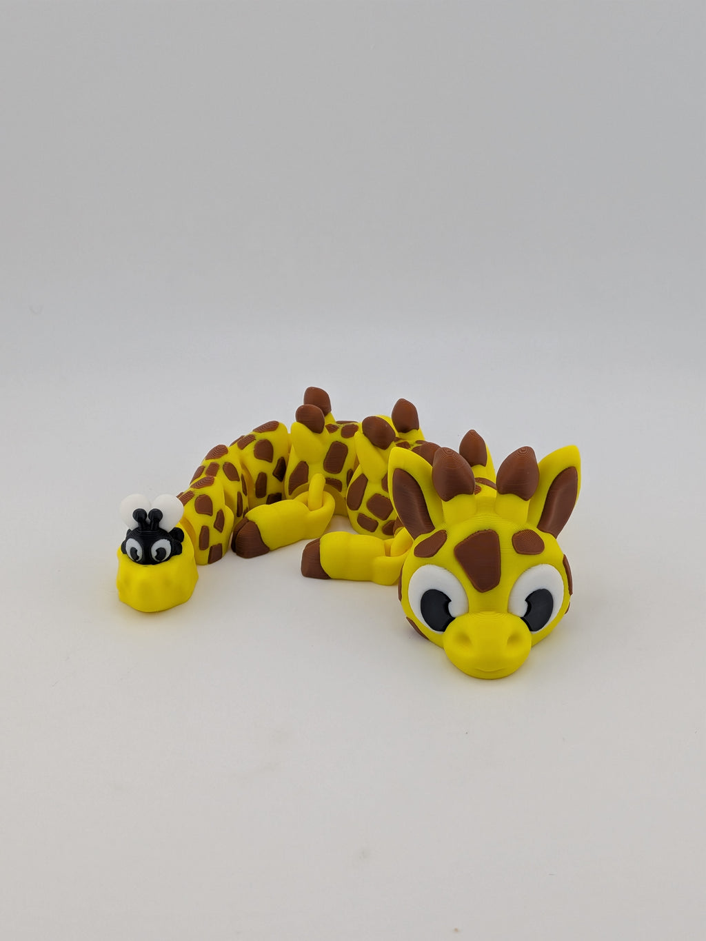 7" Giraffe Dragon Flexi | Articulated 3D Printed Fidget & Fly Sidekick