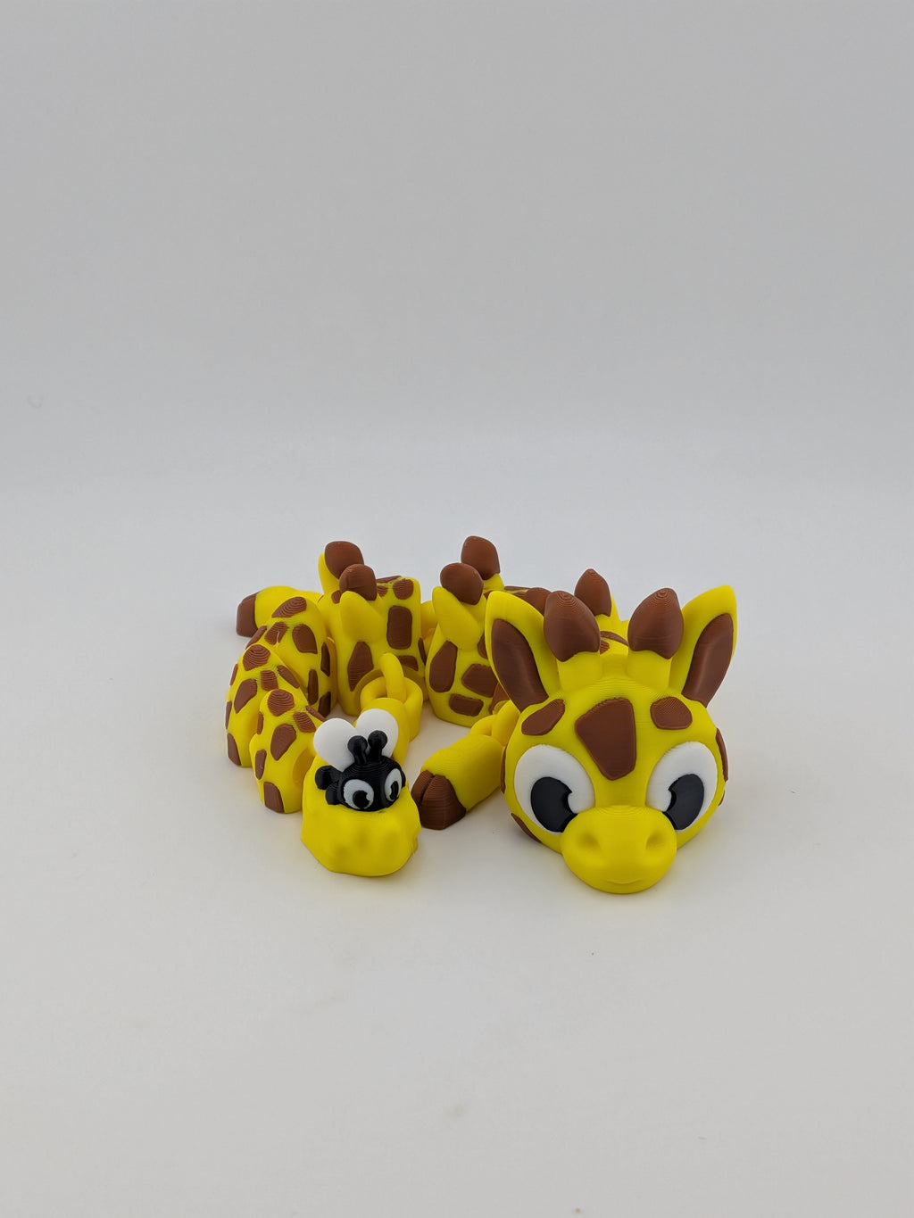 7" Giraffe Dragon Flexi | Articulated 3D Printed Fidget & Fly Sidekick