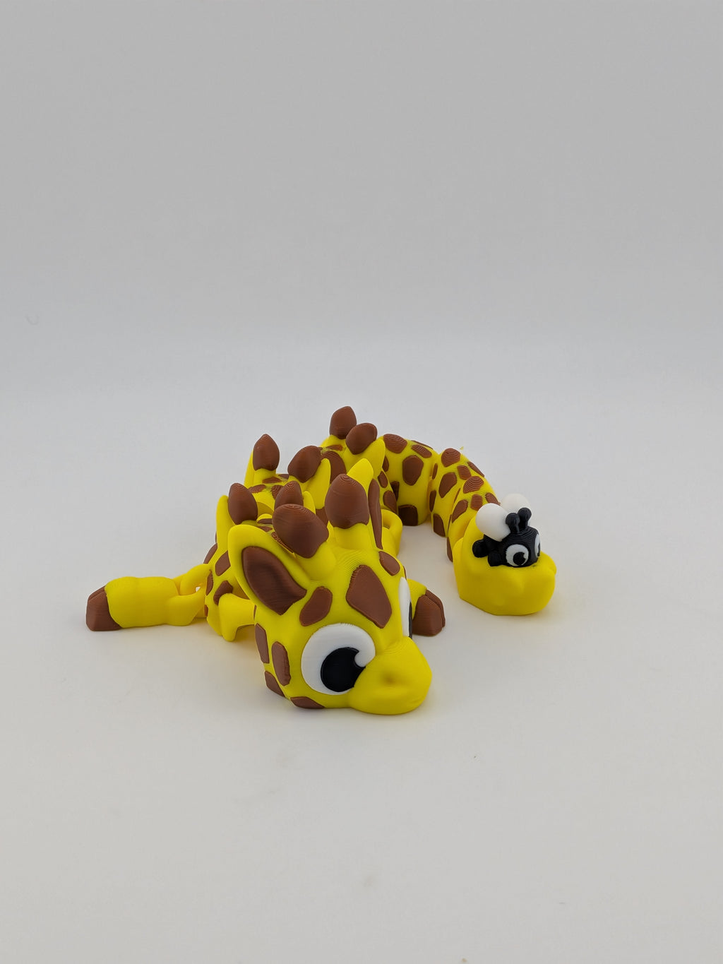 7" Giraffe Dragon Flexi | Articulated 3D Printed Fidget & Fly Sidekick