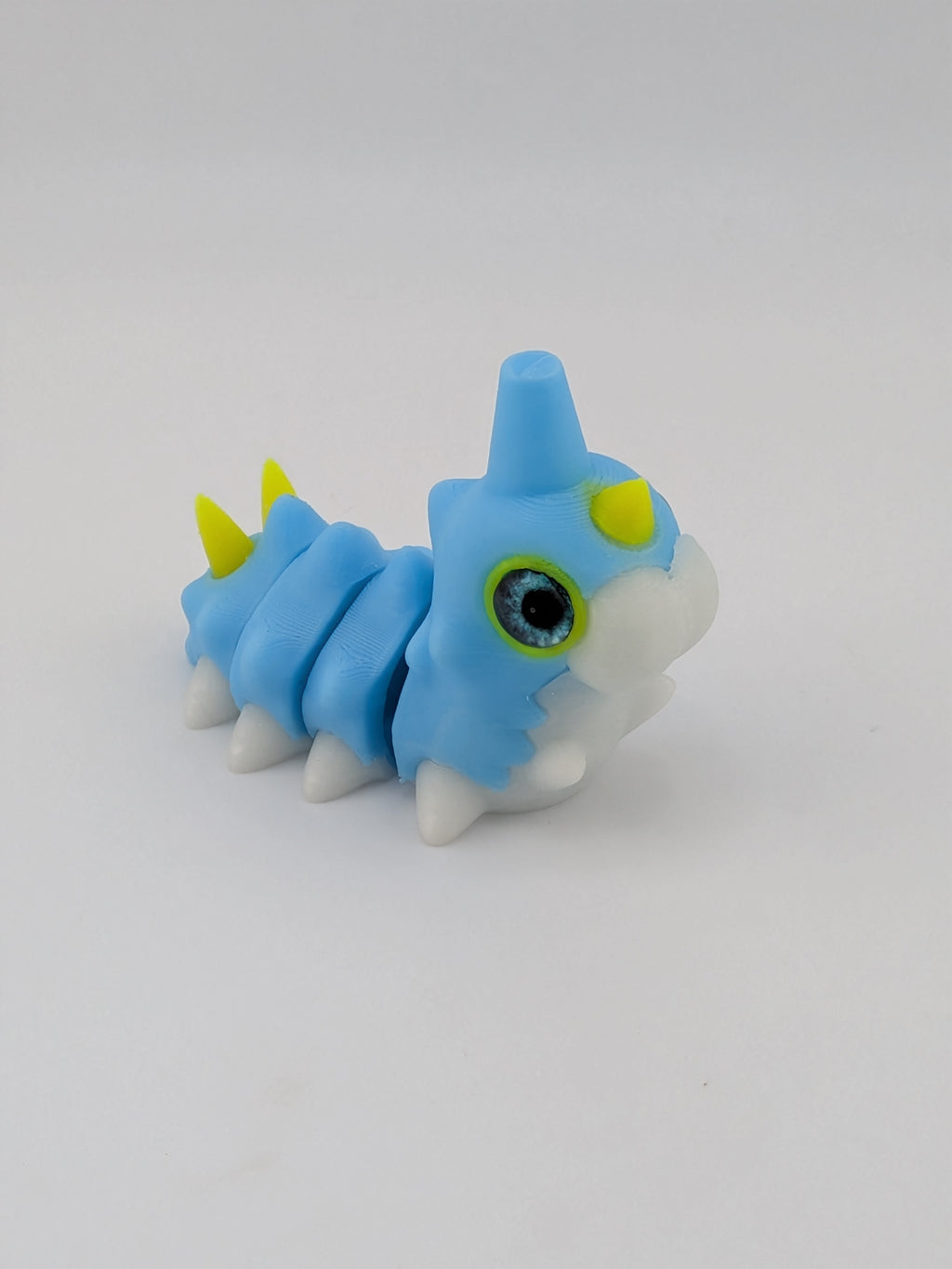 🪩✨ The "Rave-Worm" Triple-Glow Flexi! 🐛 Tri-Color Neon Fidget with Glass Eyes 🎶🌈