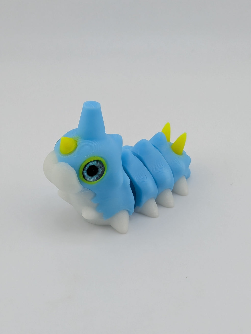 🪩✨ The "Rave-Worm" Triple-Glow Flexi! 🐛 Tri-Color Neon Fidget with Glass Eyes 🎶🌈