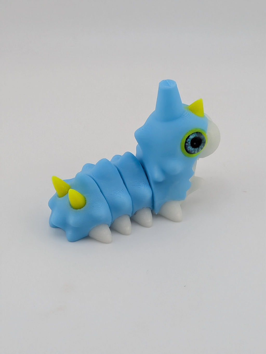 🪩✨ The "Rave-Worm" Triple-Glow Flexi! 🐛 Tri-Color Neon Fidget with Glass Eyes 🎶🌈