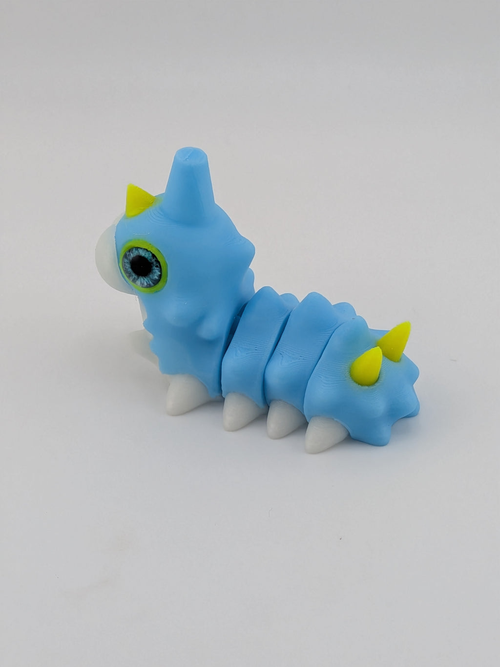 🪩✨ The "Rave-Worm" Triple-Glow Flexi! 🐛 Tri-Color Neon Fidget with Glass Eyes 🎶🌈