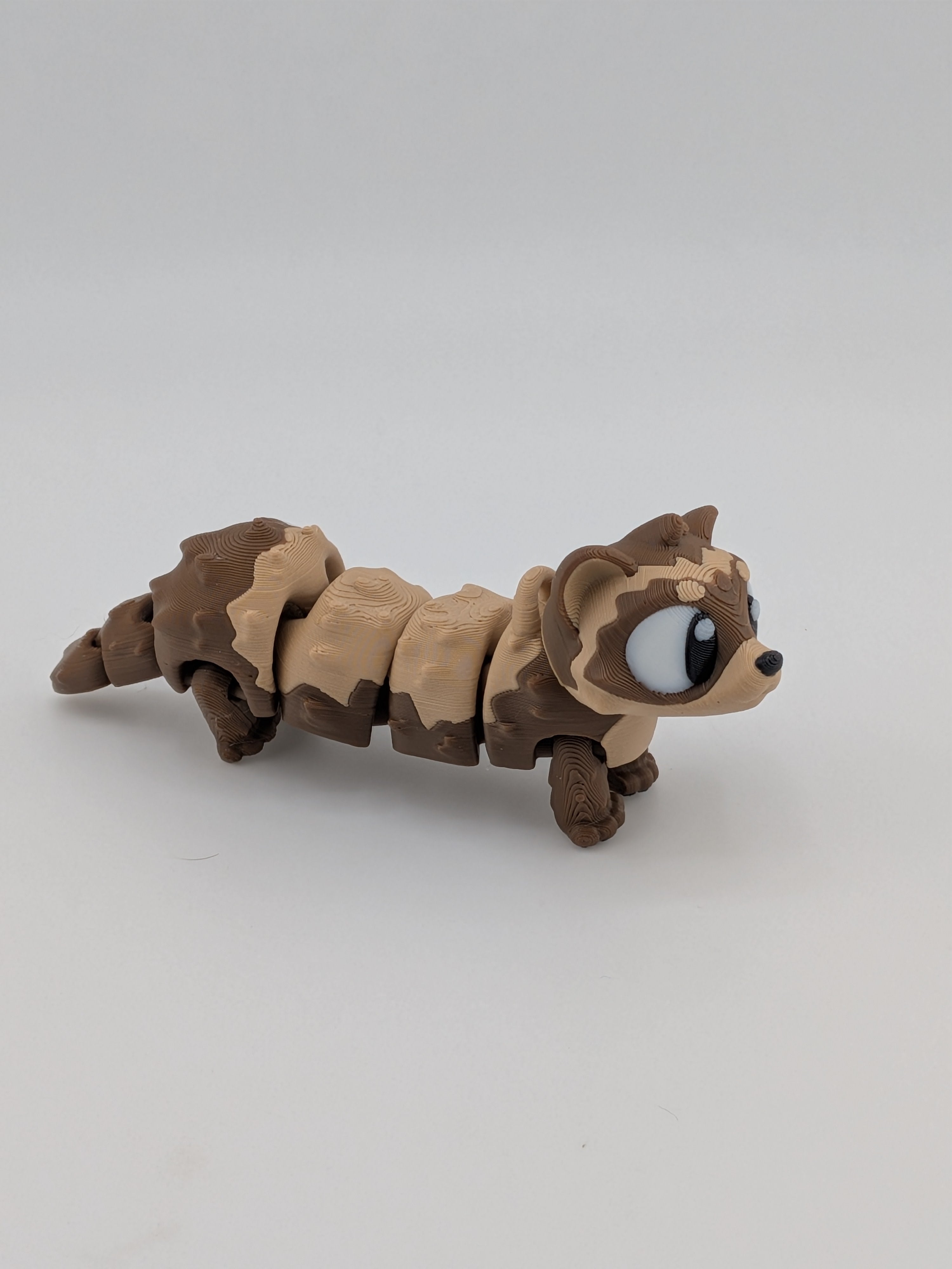 🦦✨ Mini Flexi Ferret! 🥨 3.6" Articulated "Slinky" Fidget & Pocket Sidekick 🐾🌀