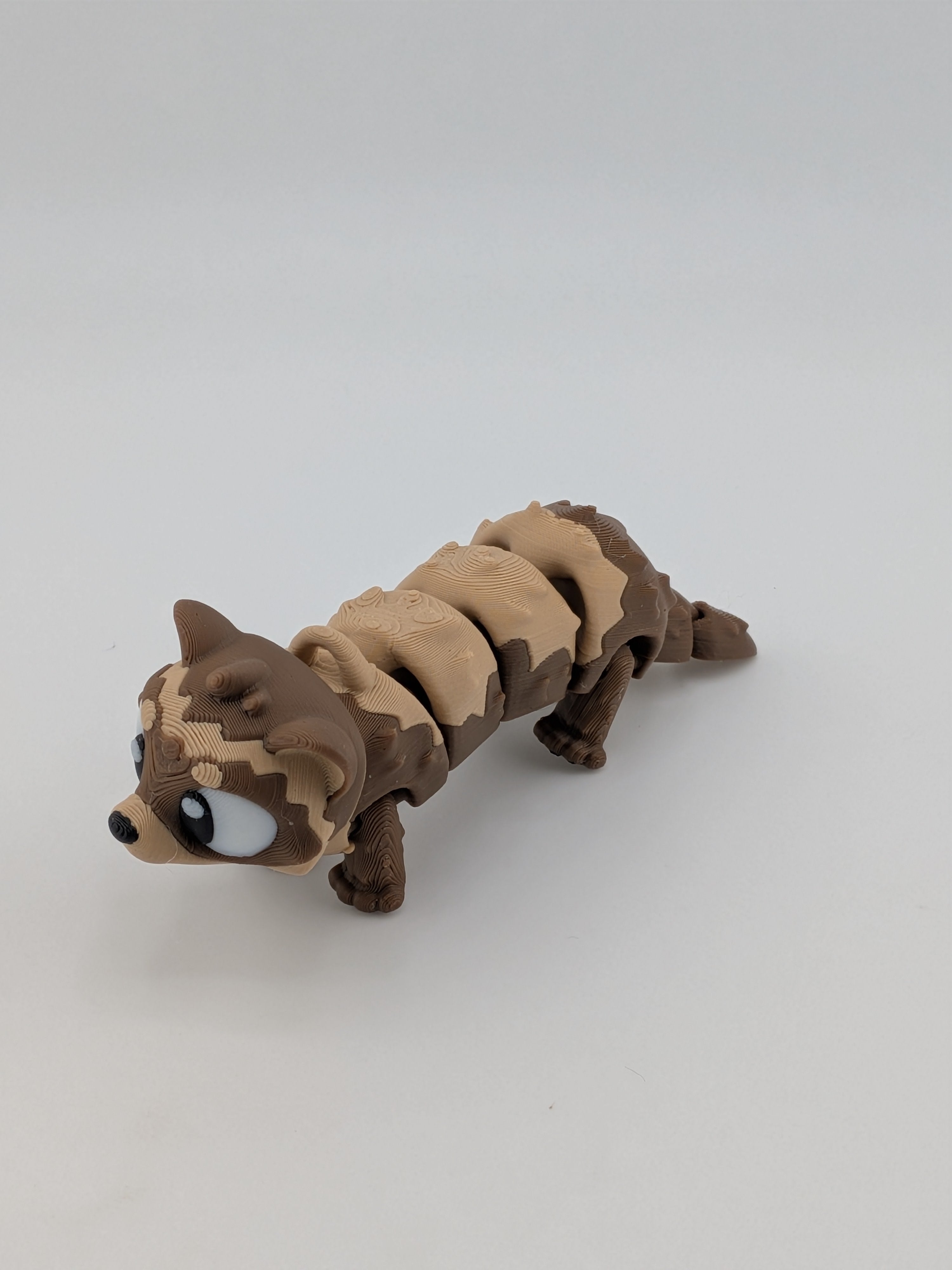 🦦✨ Mini Flexi Ferret! 🥨 3.6" Articulated "Slinky" Fidget & Pocket Sidekick 🐾🌀
