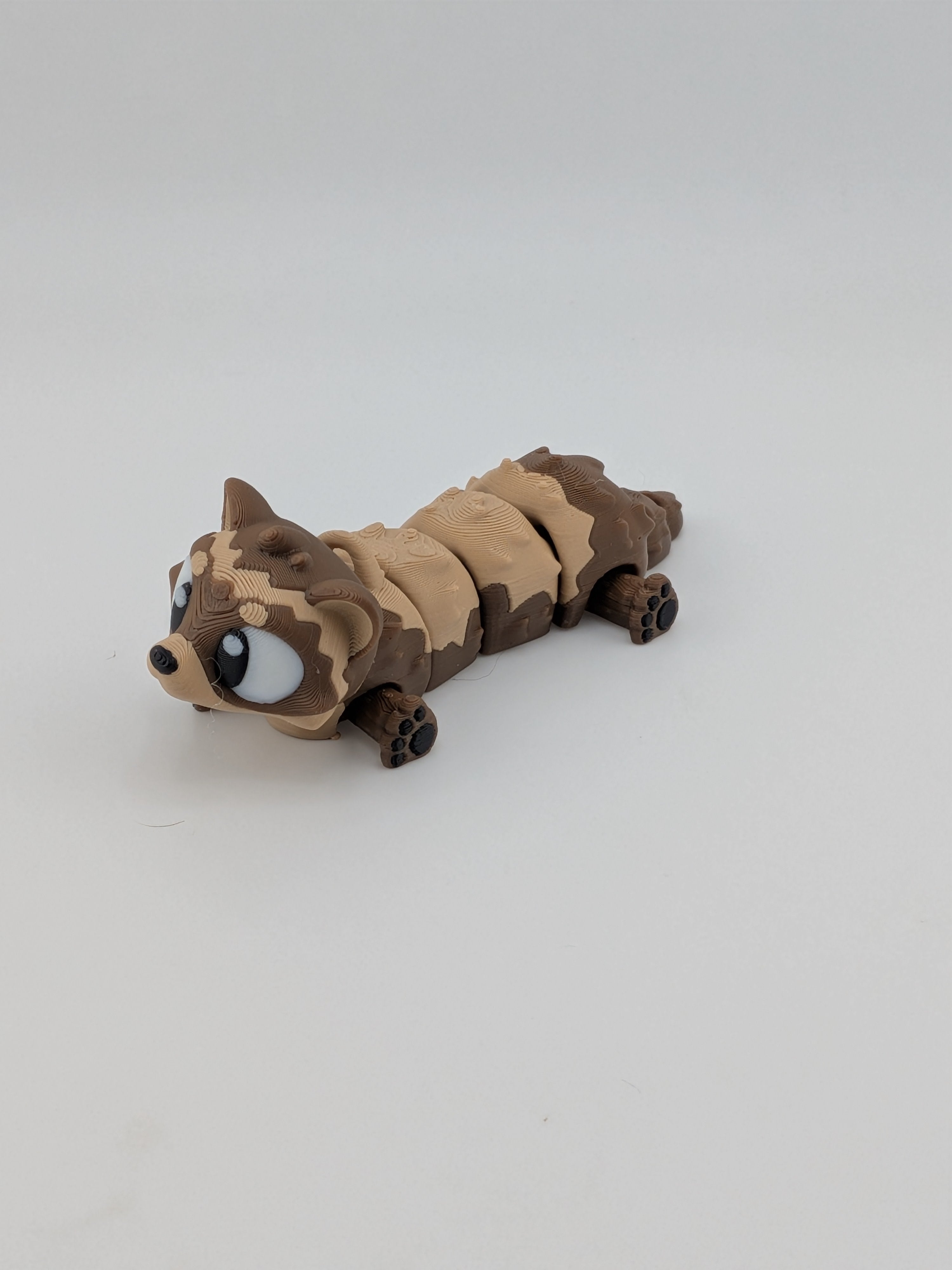 🦦✨ Mini Flexi Ferret! 🥨 3.6" Articulated "Slinky" Fidget & Pocket Sidekick 🐾🌀
