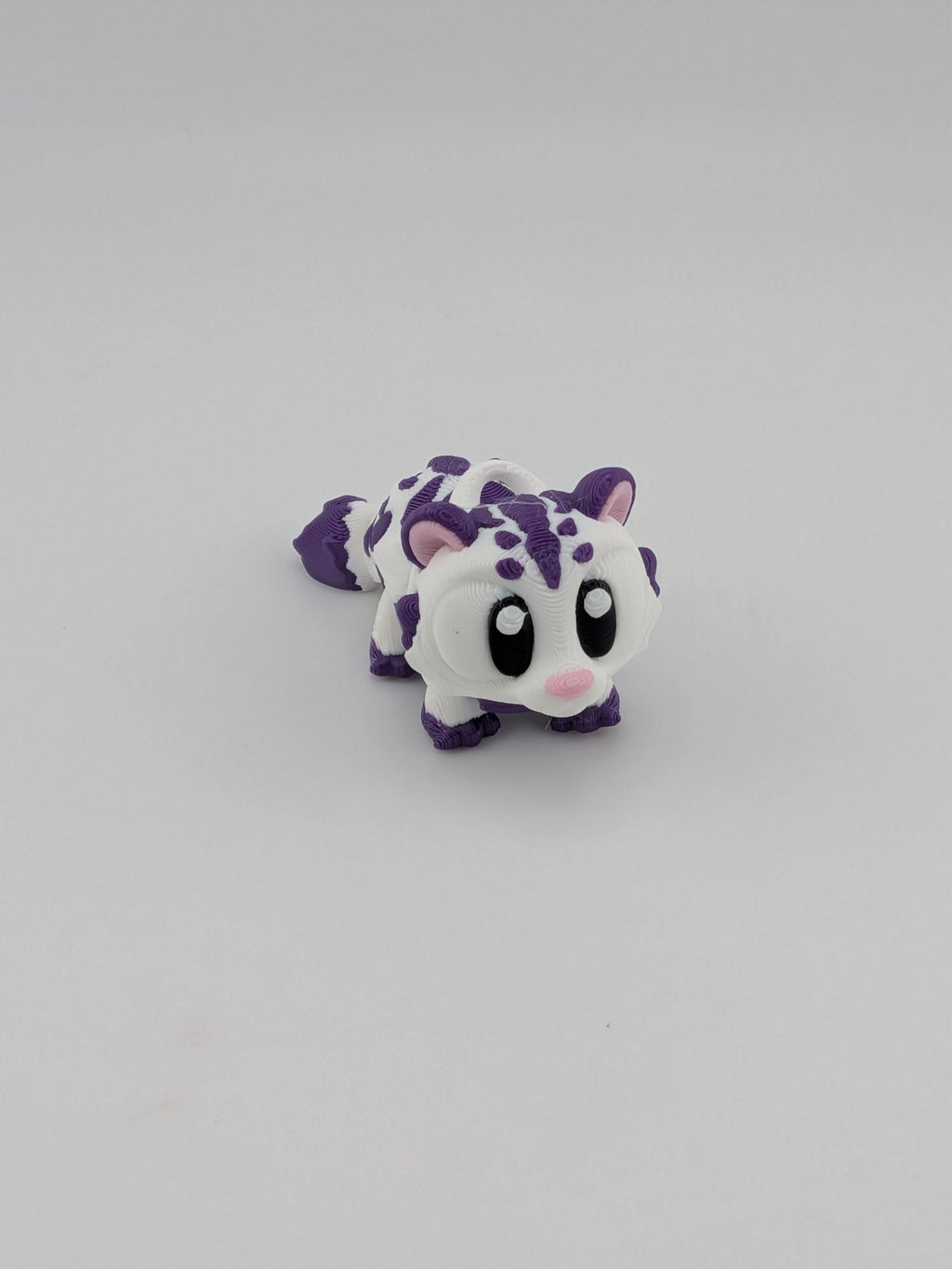 🐯✨ Mini Flexi-Tiger! 🐾 2.5" Articulated Cub & Keychain Fidget Charm 🌈🧡