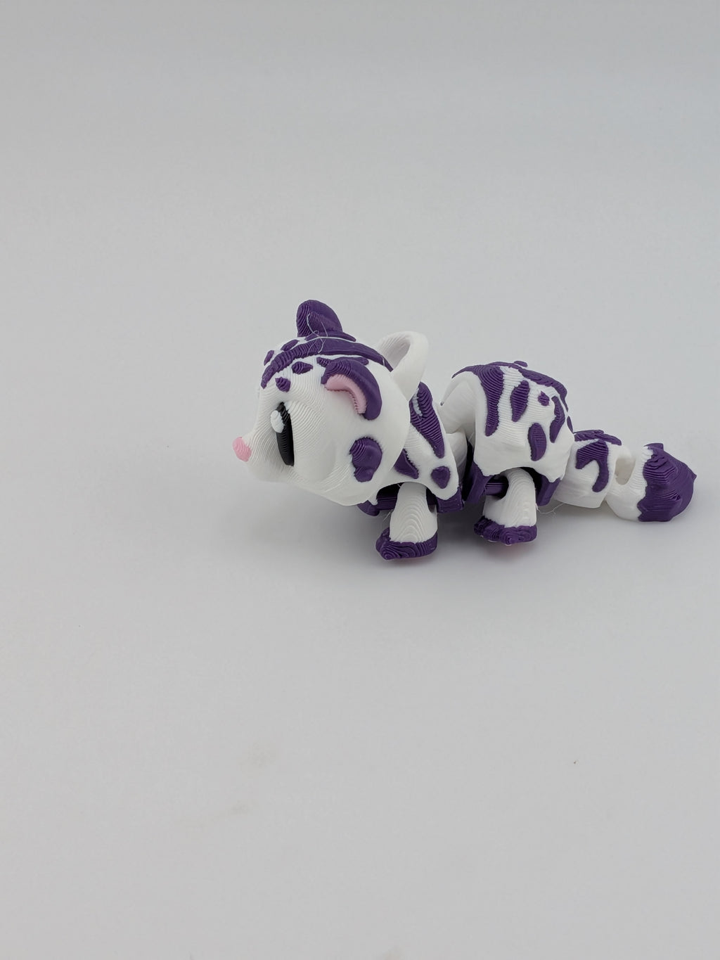 🐯✨ Mini Flexi-Tiger! 🐾 2.5" Articulated Cub & Keychain Fidget Charm 🌈🧡