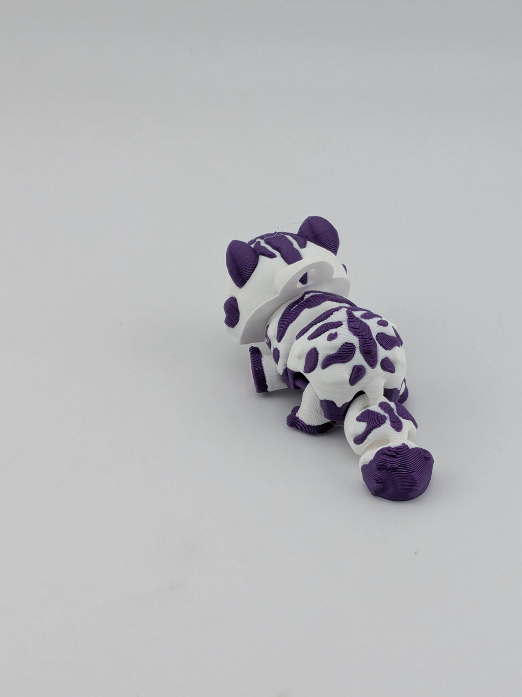 🐯✨ Mini Flexi-Tiger! 🐾 2.5" Articulated Cub & Keychain Fidget Charm 🌈🧡