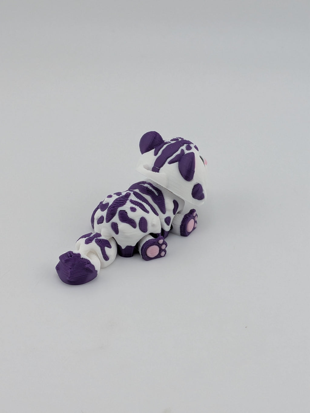 🐯✨ Mini Flexi-Tiger! 🐾 2.5" Articulated Cub & Keychain Fidget Charm 🌈🧡