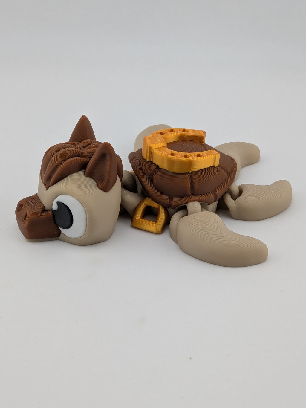 🐎🐢 The "Sea-Stallion" Flexi! ✨ 4" Horse-Turtle Hybrid with Lucky Gold Horseshoe 🌊🍀