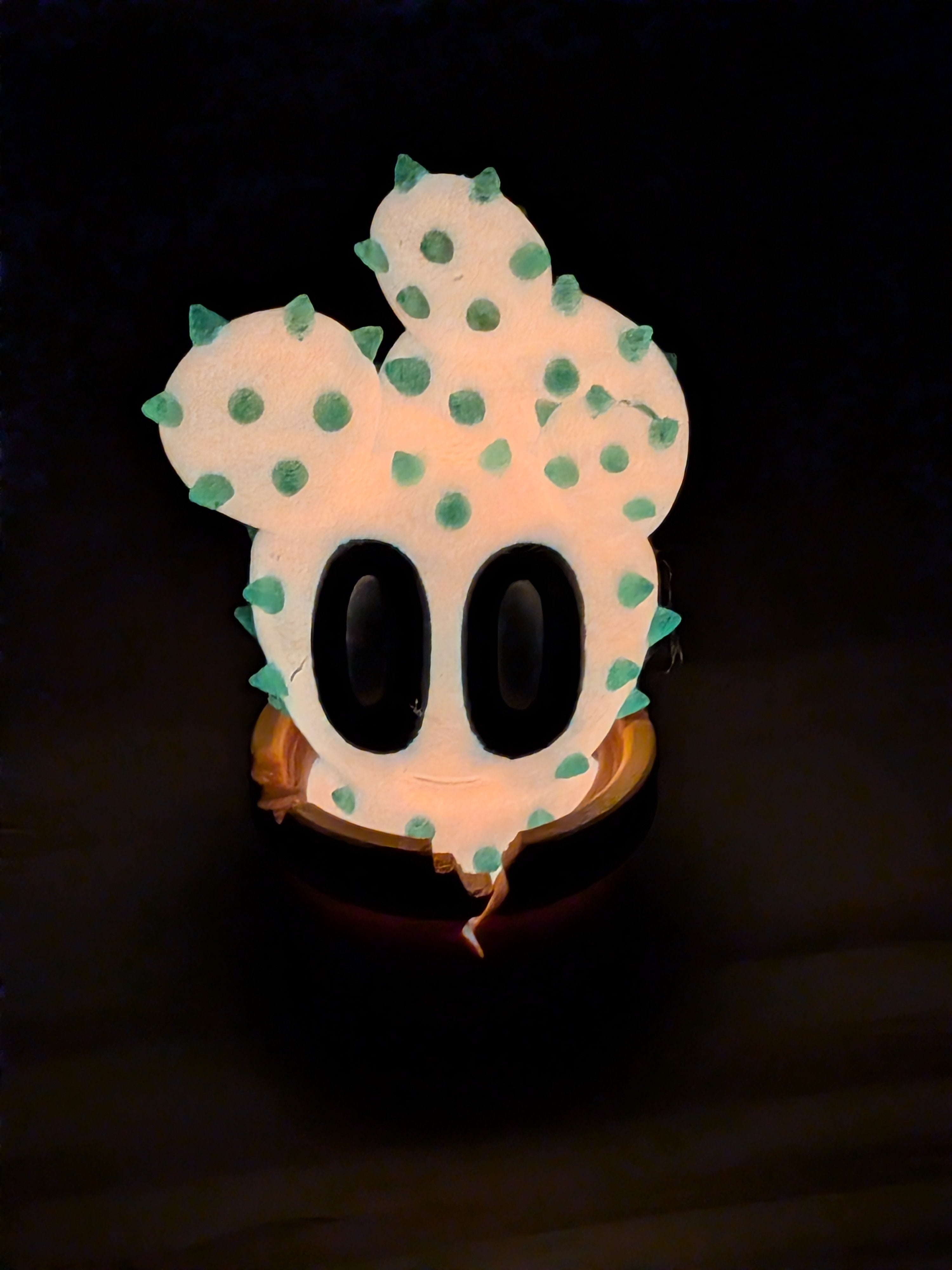 🌵✨ UV-Glow Cactus Blob! ☀️ 2.5" Sun-Reactive Articulated Prickly Fidget 🏜️🔦