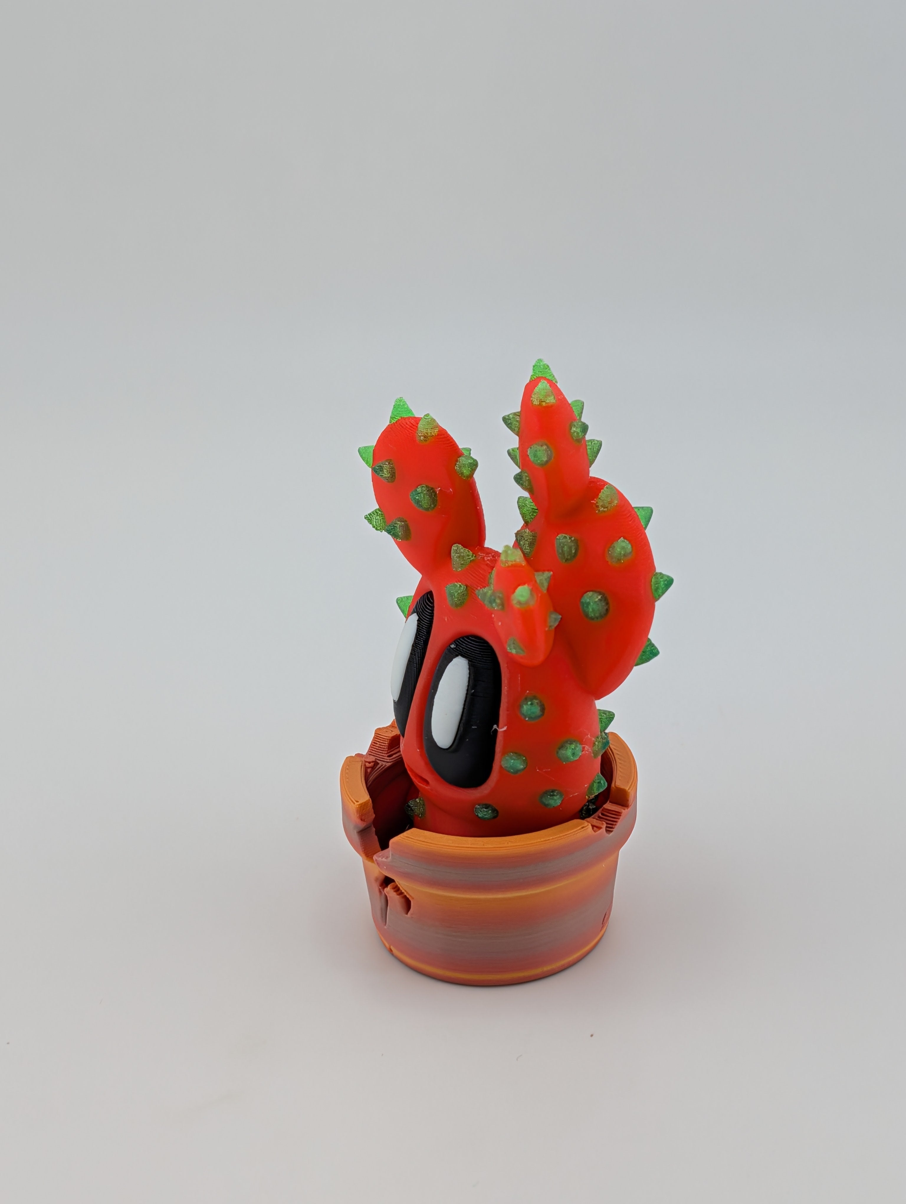 🌵✨ UV-Glow Cactus Blob! ☀️ 2.5" Sun-Reactive Articulated Prickly Fidget 🏜️🔦