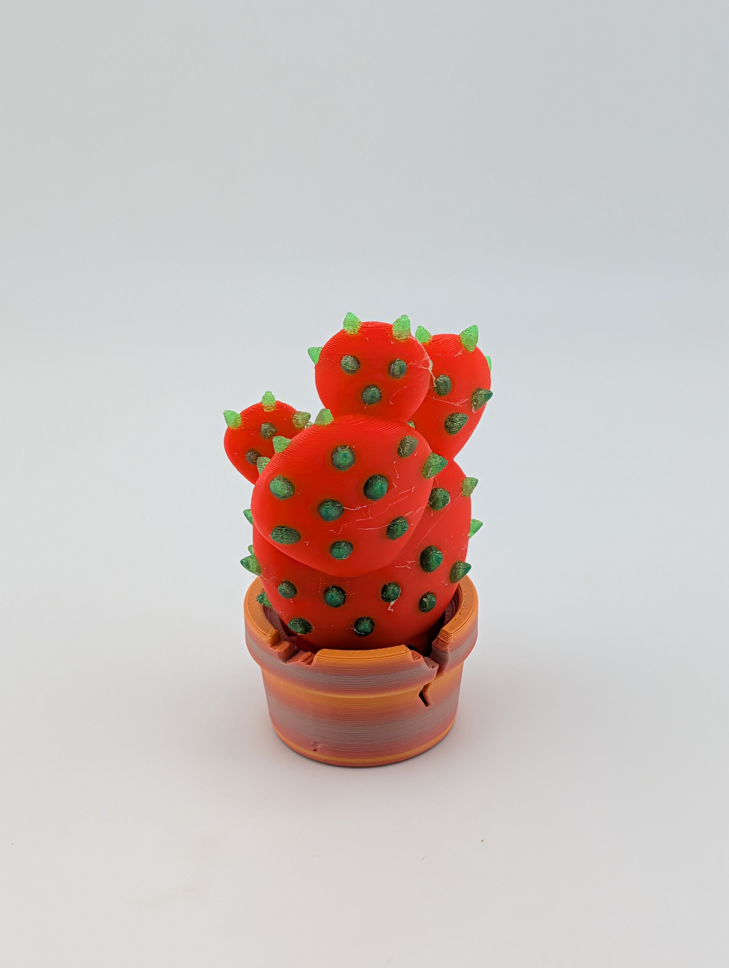 🌵✨ UV-Glow Cactus Blob! ☀️ 2.5" Sun-Reactive Articulated Prickly Fidget 🏜️🔦