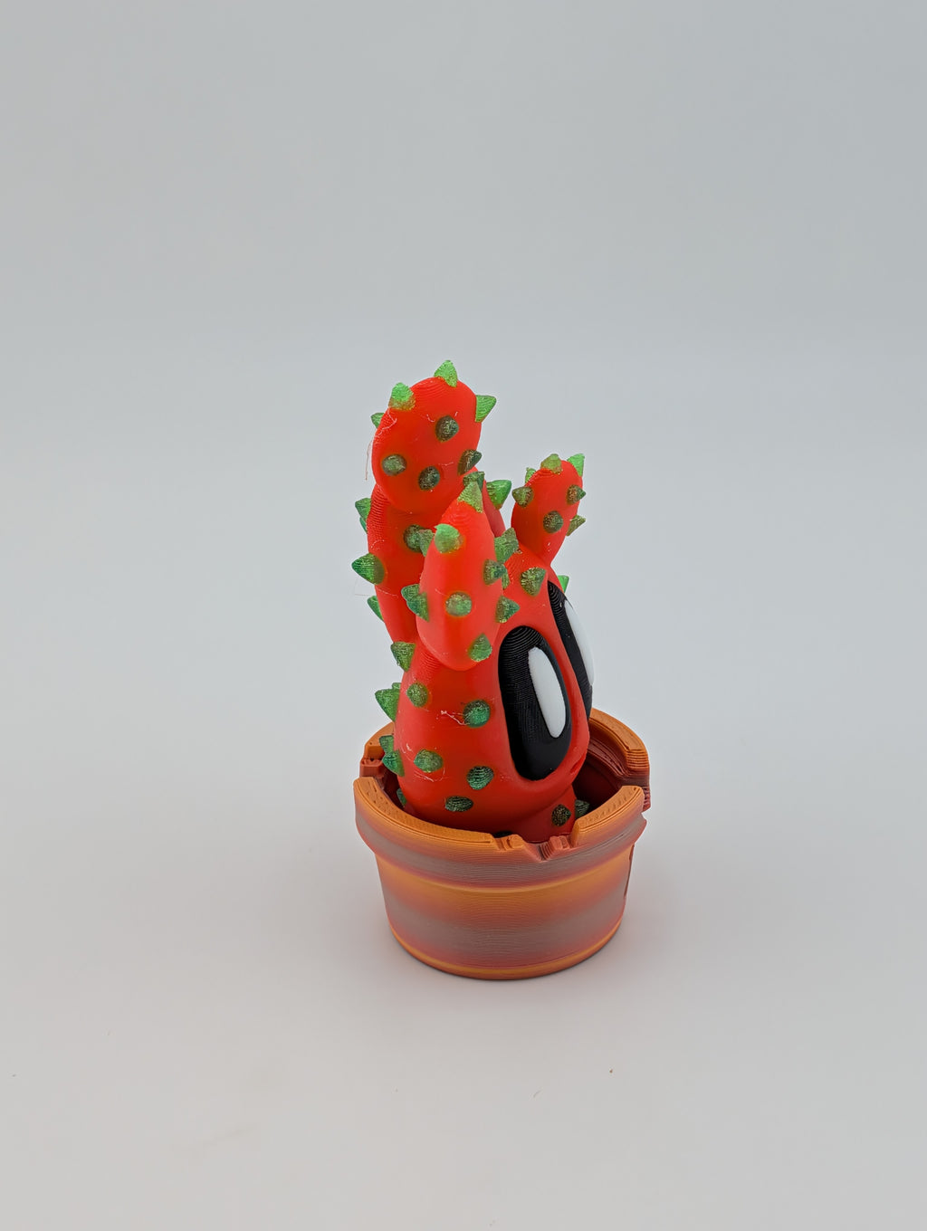 🌵✨ UV-Glow Cactus Blob! ☀️ 2.5" Sun-Reactive Articulated Prickly Fidget 🏜️🔦
