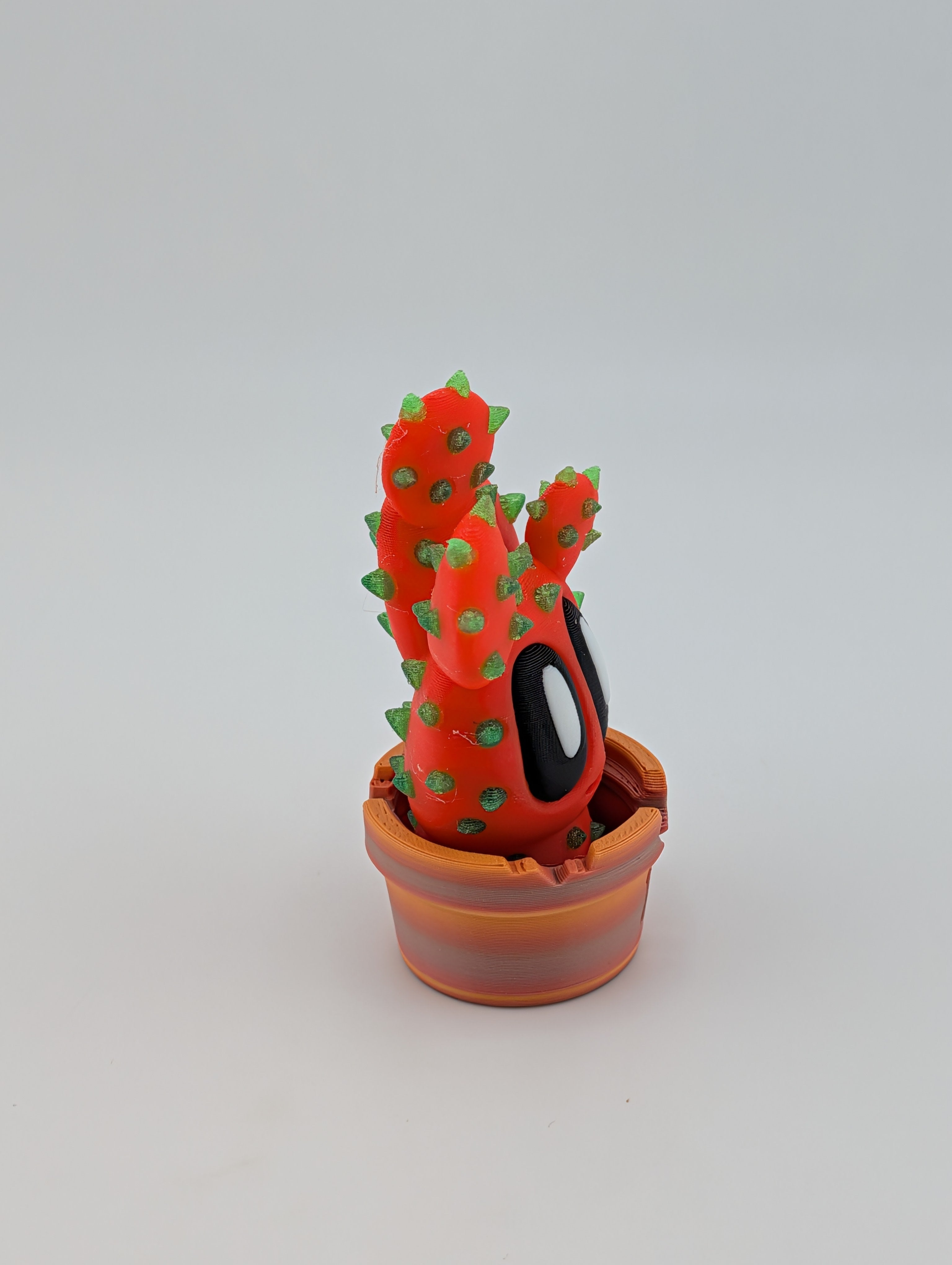 🌵✨ UV-Glow Cactus Blob! ☀️ 2.5" Sun-Reactive Articulated Prickly Fidget 🏜️🔦
