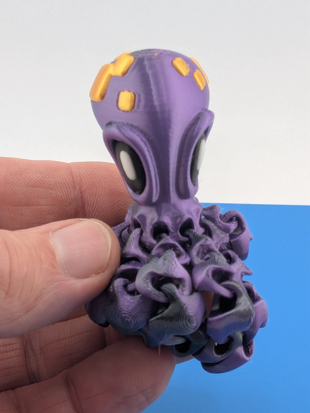 🐙🧲 The Mag-Octo! 🌊 9-Magnet Flexi Octopus – Articulated Magnetic Fidget ✨🌀