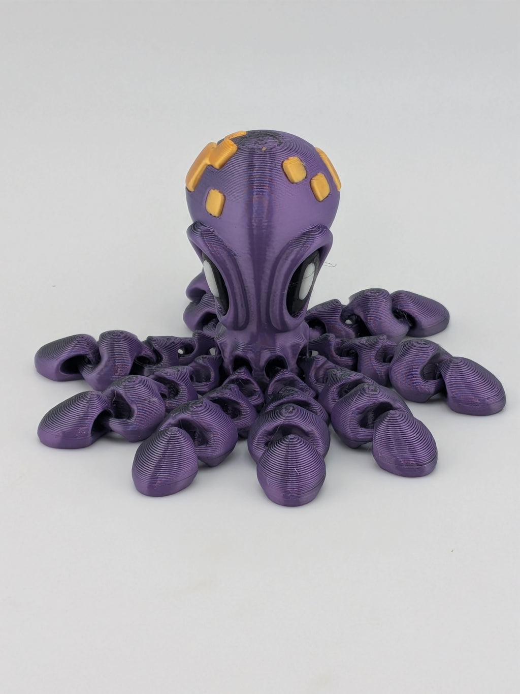 🐙🧲 The Mag-Octo! 🌊 9-Magnet Flexi Octopus – Articulated Magnetic Fidget ✨🌀