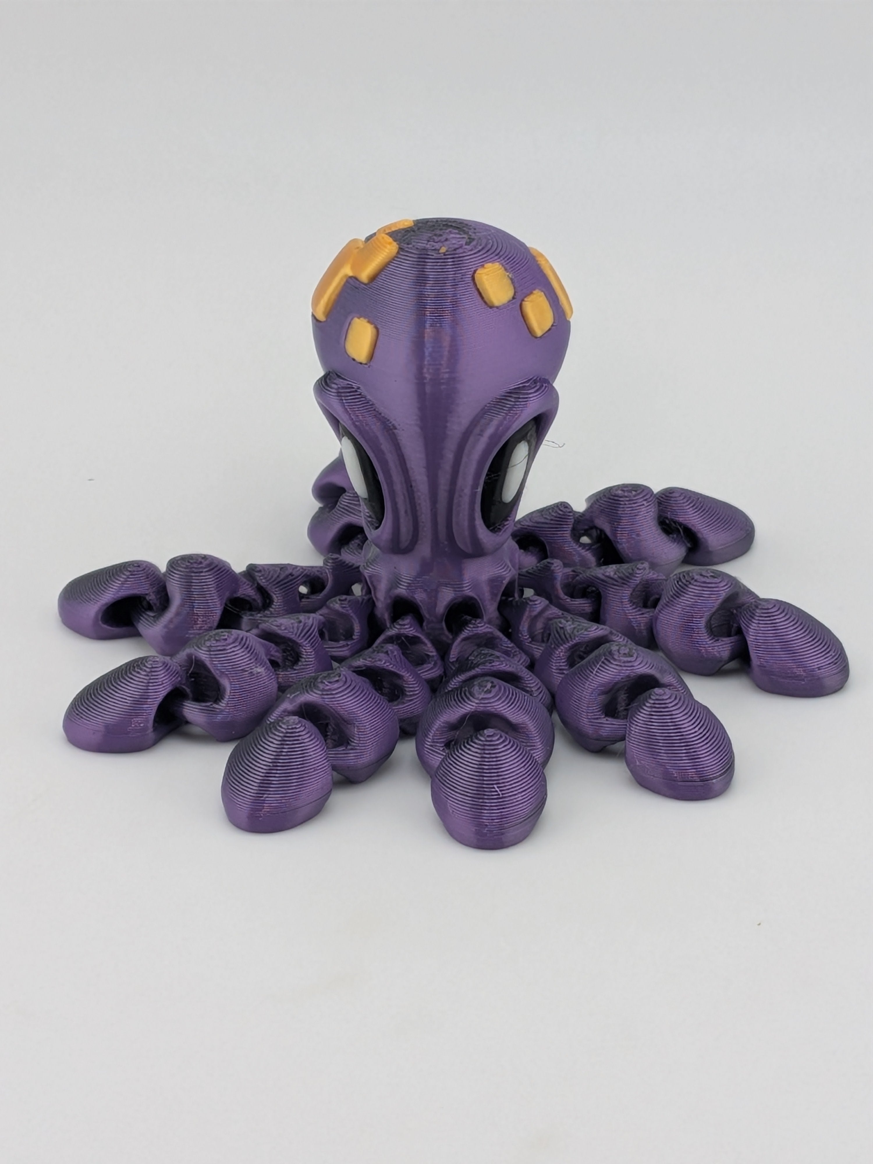 🐙🧲 The Mag-Octo! 🌊 9-Magnet Flexi Octopus – Articulated Magnetic Fidget ✨🌀