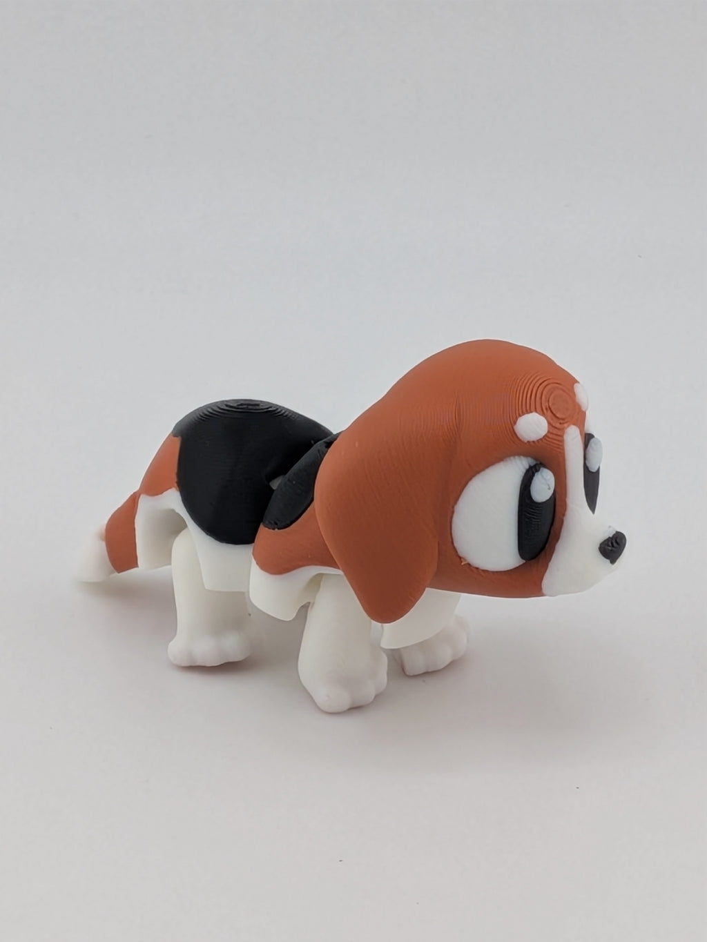 🐶🐾 Mini Beagle Flexi Dog! 🦴 Articulated Puppy Fidget & Desk Pet ✨🐕