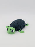 🐢🌿 Deep Green Hex-Mesh Flexi Turtle! 🛡️ Articulated 3D Printed Sea Turtle Fidget ✨🌊