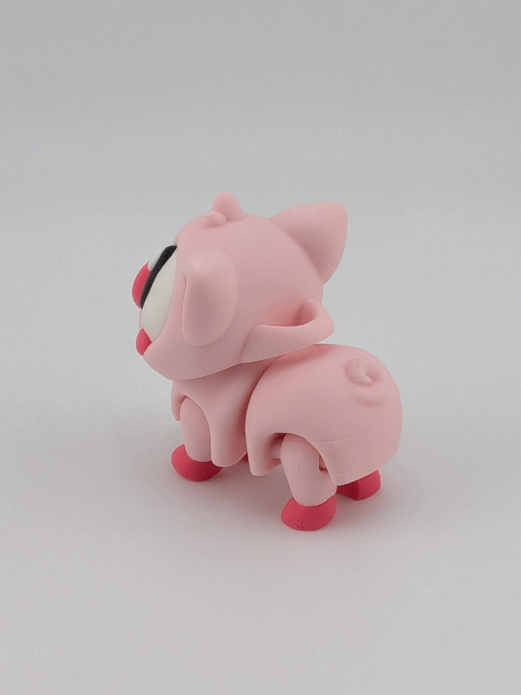 🐷🔑 Mini Flexi Pig Keychain! 🐽 1.5" Articulated Piglet Fidget & Bag Charm ✨💖