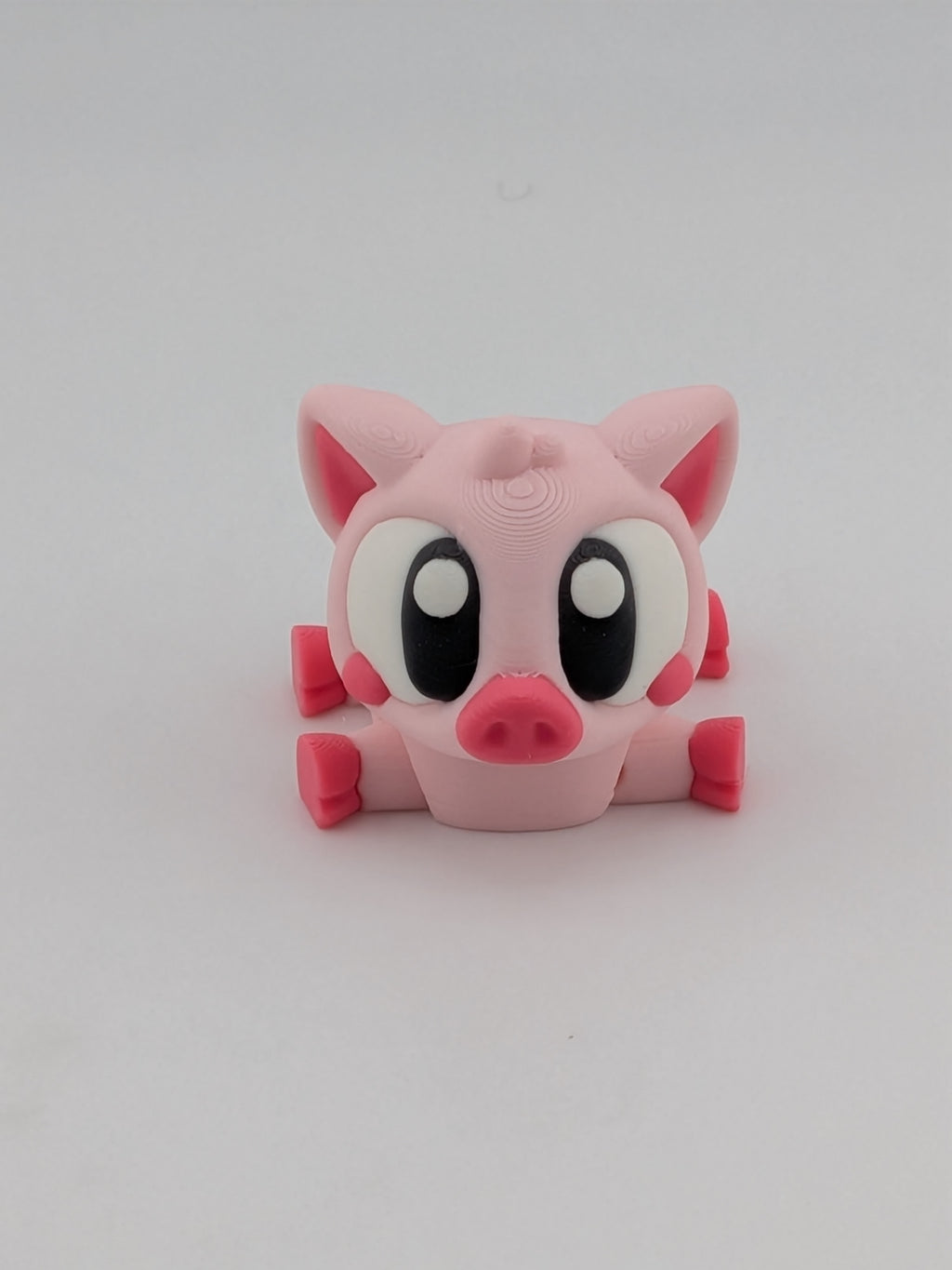 🐷🔑 Mini Flexi Pig Keychain! 🐽 1.5" Articulated Piglet Fidget & Bag Charm ✨💖