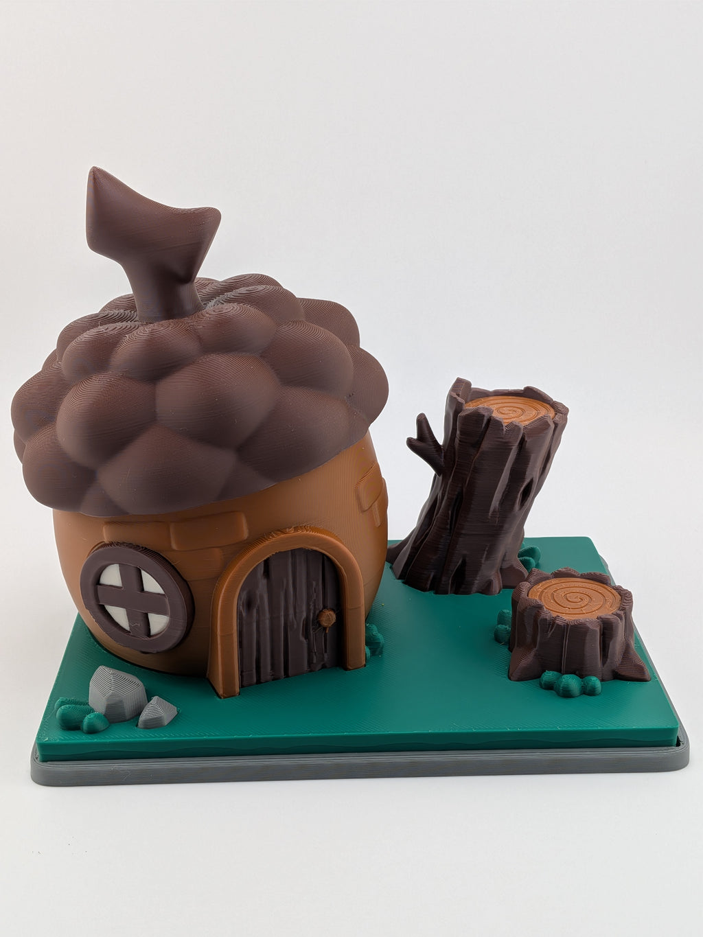 🐿️🏠 Spring Acorn Squirrel Habitat! 🌿 5-Piece Woodland Playset & Desk Decor ✨🌰