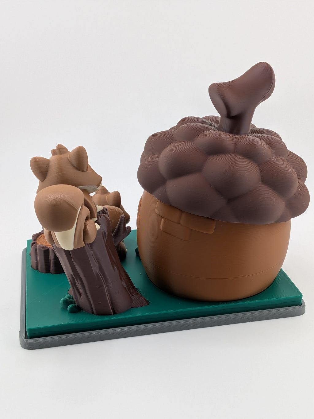 🐿️🏠 Spring Acorn Squirrel Habitat! 🌿 5-Piece Woodland Playset & Desk Decor ✨🌰