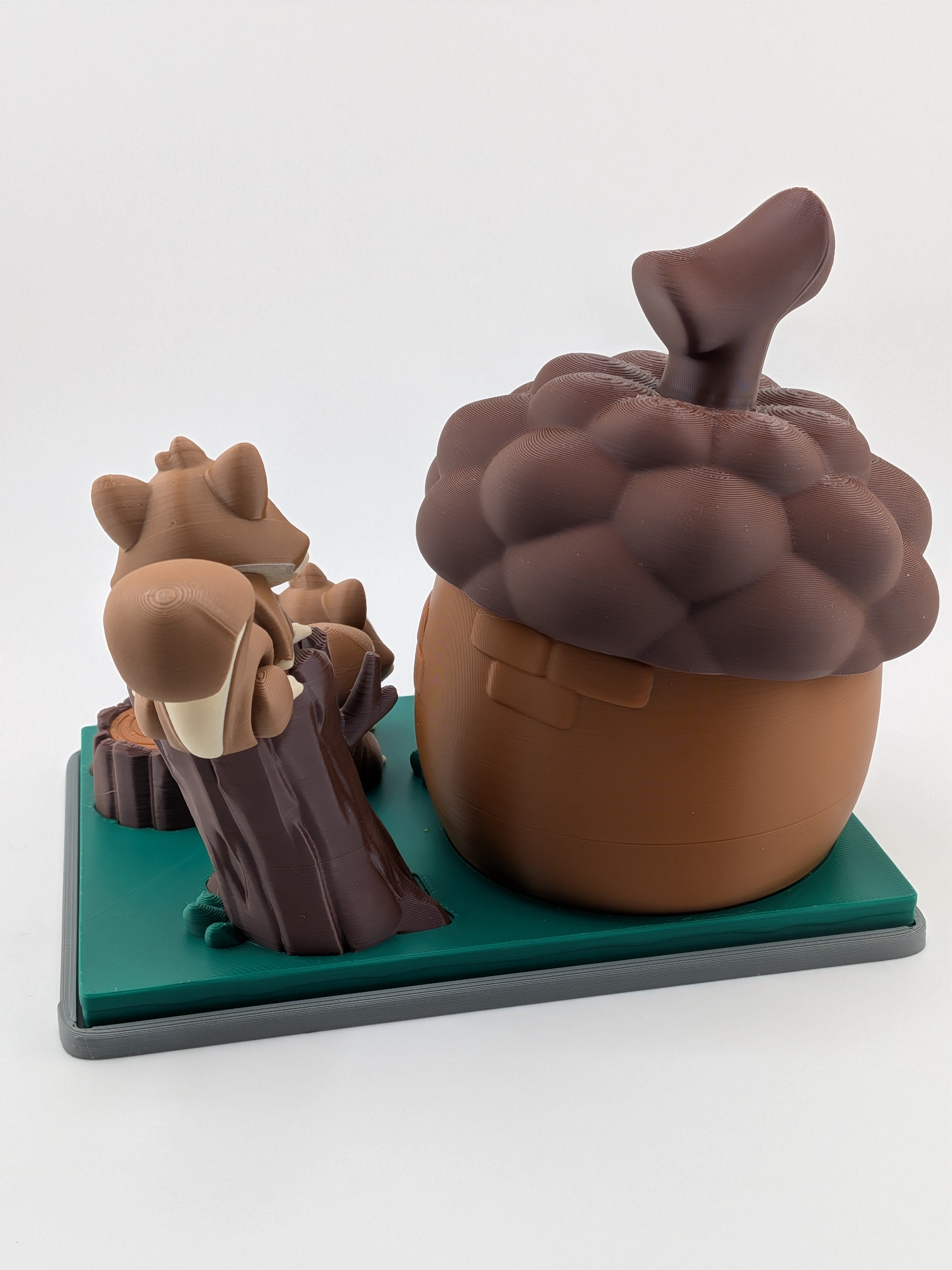 🐿️🏠 Spring Acorn Squirrel Habitat! 🌿 5-Piece Woodland Playset & Desk Decor ✨🌰