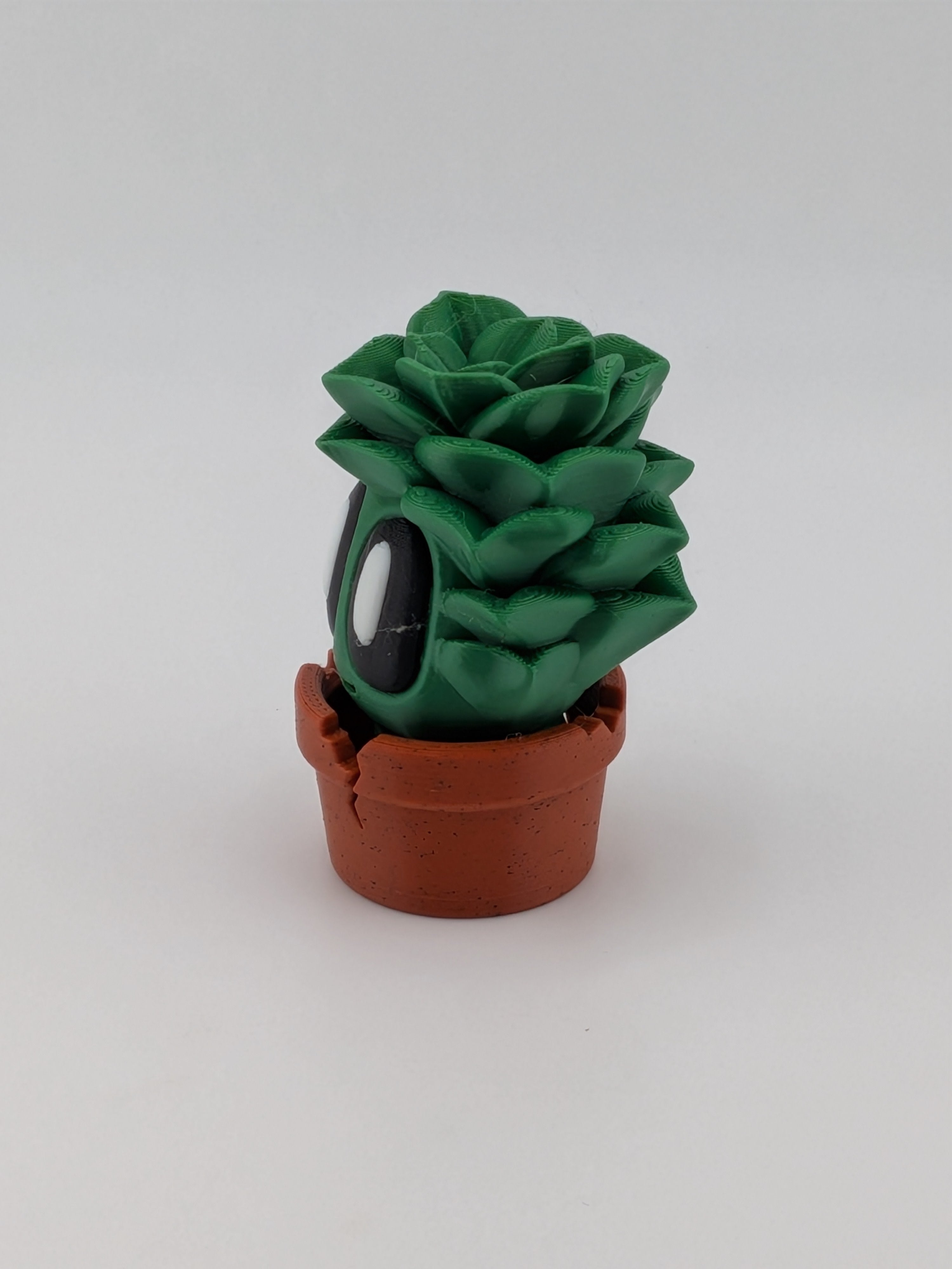 🌵✨ Succulent Plant Blob! 🪴 3" Articulated Rosette Fidget & Cracked Pot Set 💎🏜️