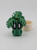 🌿✨ Monstera Plant Blob! 🪴 2.5" Articulated Leafy Fidget & Desk Pet Figurine 💎🍃